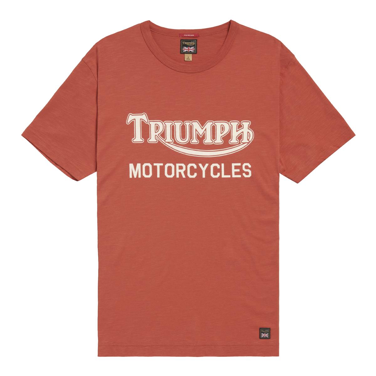 Triumph Mens Barwell Tee Shirt Blue Indigo Black Silver Gold Medium Large XL XXL - Picture 32 of 40