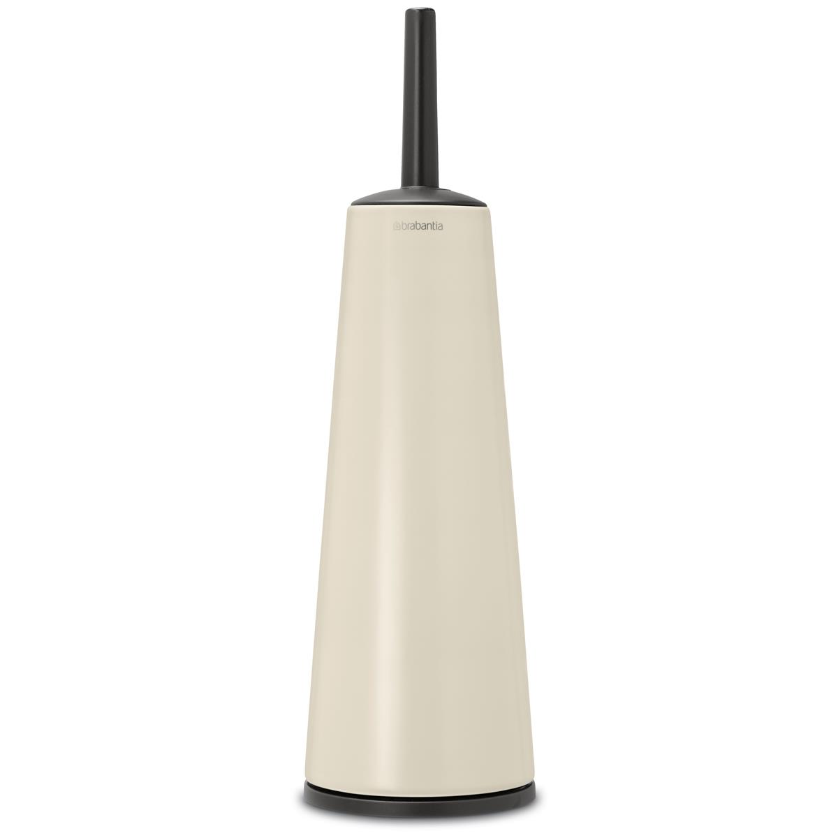 Brabantia Toilet Brush And Holder Classic White Platimum Black Silver - Picture 15 of 16