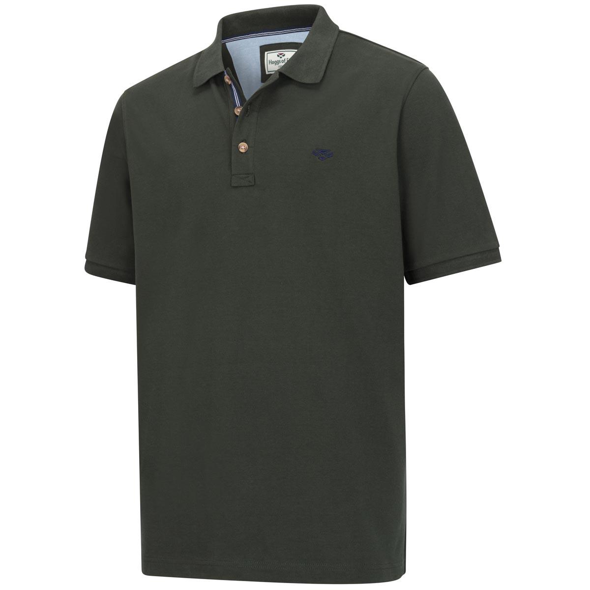 Hoggs Of Fife Mens Newton Pique Polo Shirt Burgundy Forest Navy Small To 4XL - Picture 33 of 33