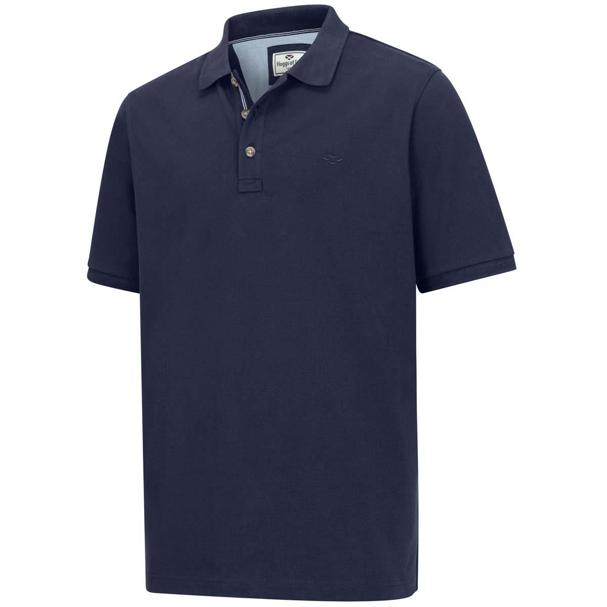 Hoggs Of Fife Mens Newton Pique Polo Shirt Burgundy Forest Navy Small To 4XL - Picture 26 of 33