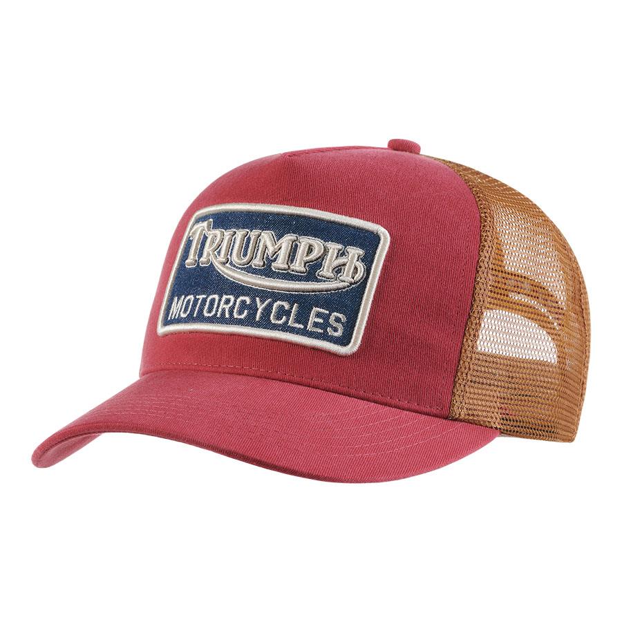 Triumph Motorcycles Mens Hunter Cap Tiger Frog Camo Dark Rose Fawn One Size - Picture 6 of 9