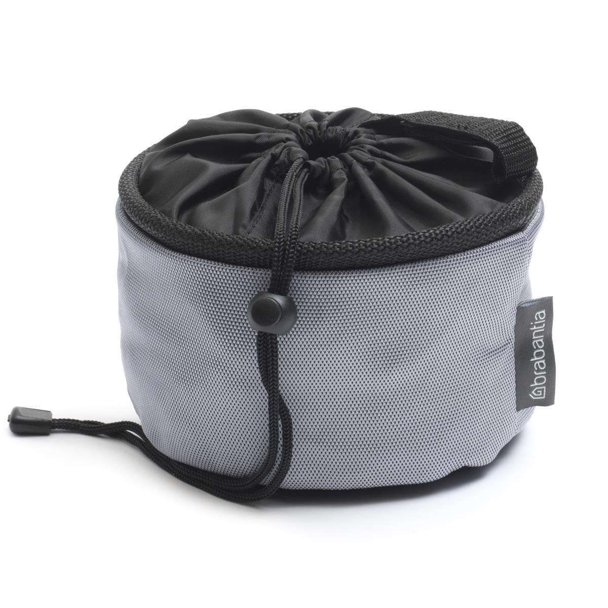 Brabantia Clothes Peg Bag Compact Durable Recyclable Mid Grey Black - Picture 6 of 6