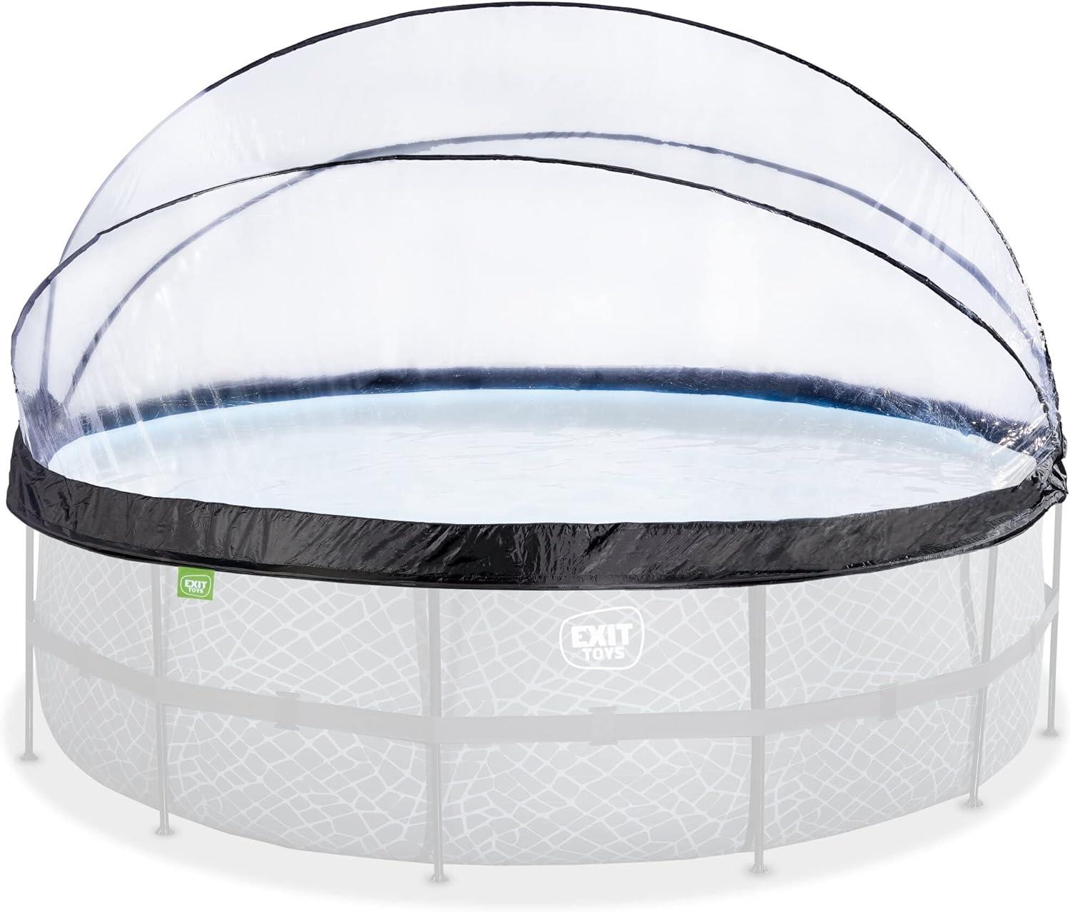 Exit Toys Eco Pool Dome Covers transparent, Suitable for above-ground pools - Picture 69 of 78