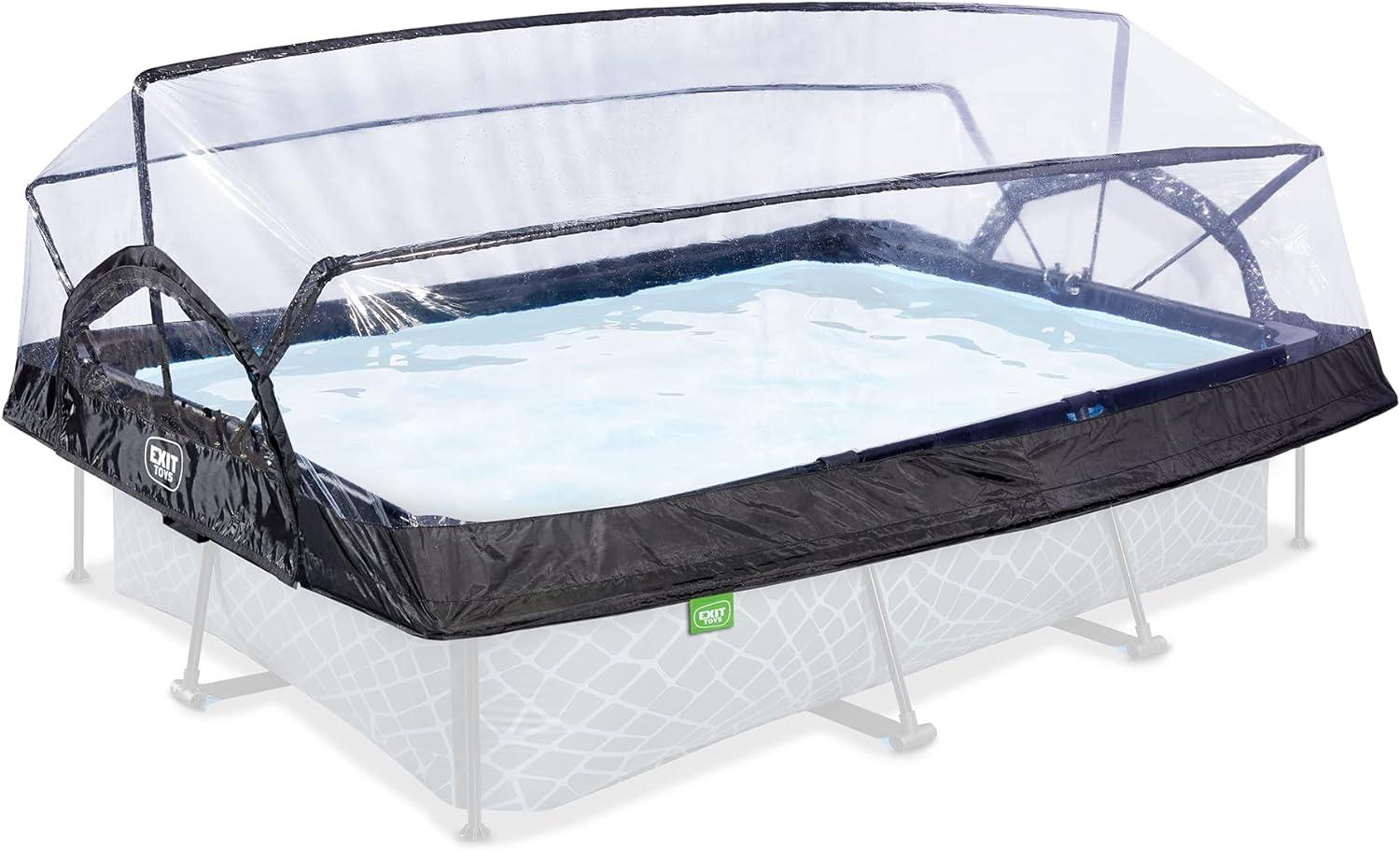 Exit Toys Eco Pool Dome Covers transparent, Suitable for above-ground pools - Picture 30 of 78