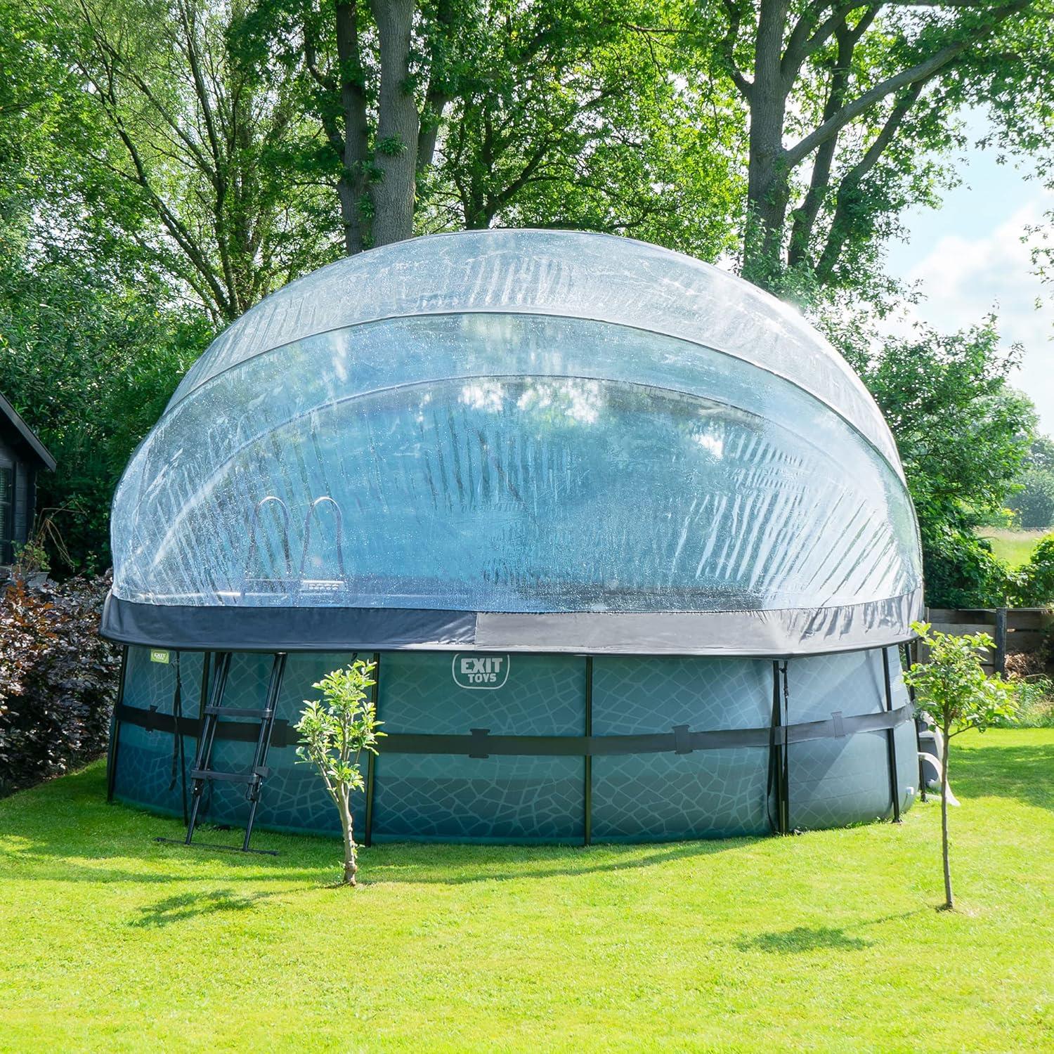 Exit Toys Eco Pool Dome Covers transparent, Suitable for above-ground pools - Picture 78 of 78