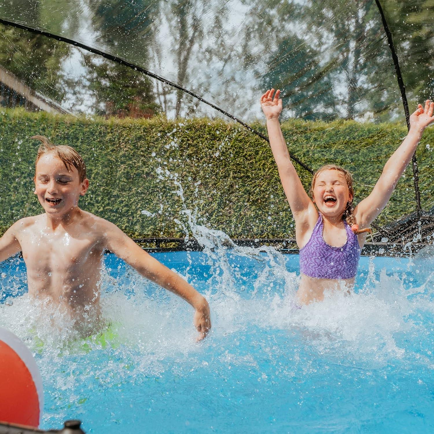 Exit Toys Eco Pool Dome Covers transparent, Suitable for above-ground pools - Picture 57 of 78