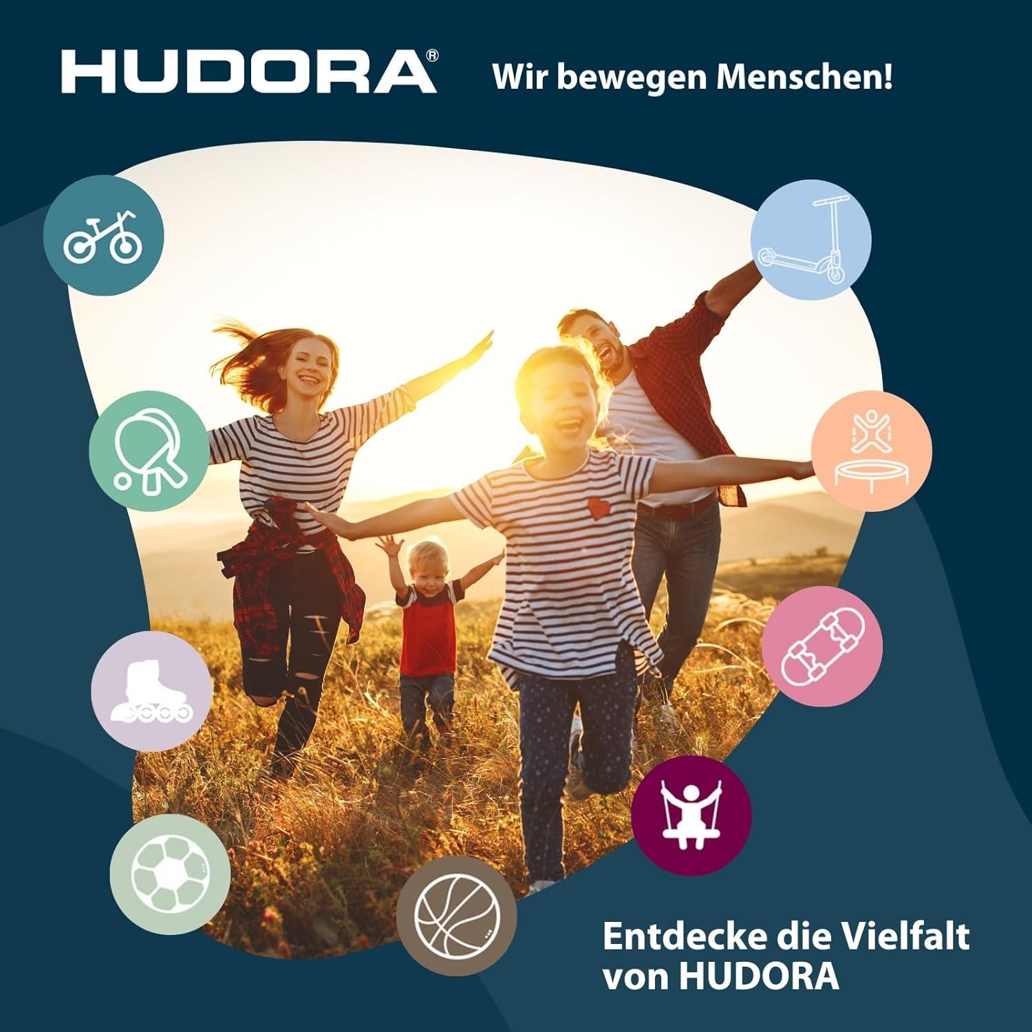 Aluminium-Roller HUDORA BigWheel Pure Scooter zusammenklappbarer Cityroller