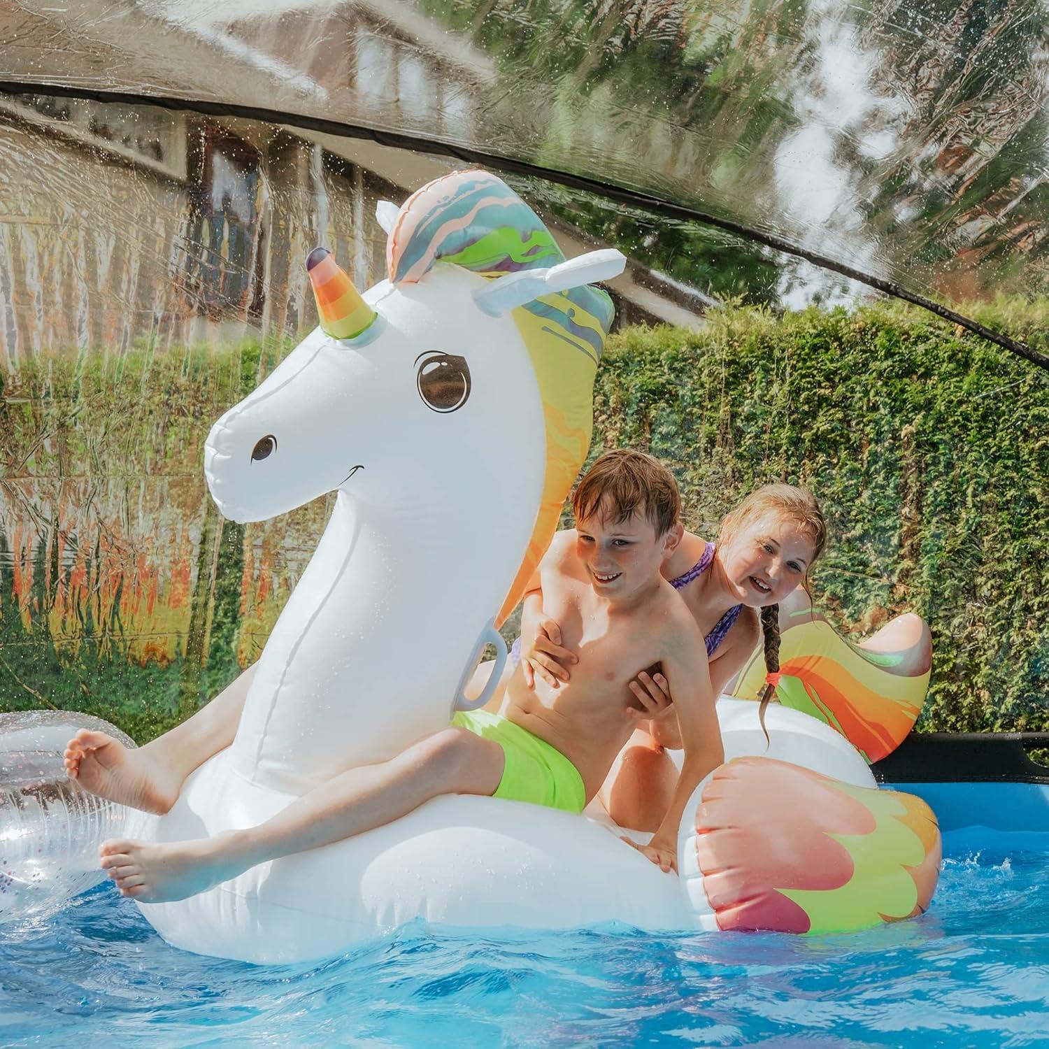 Exit Toys Eco Pool Dome Covers transparent, Suitable for above-ground pools - Picture 58 of 78