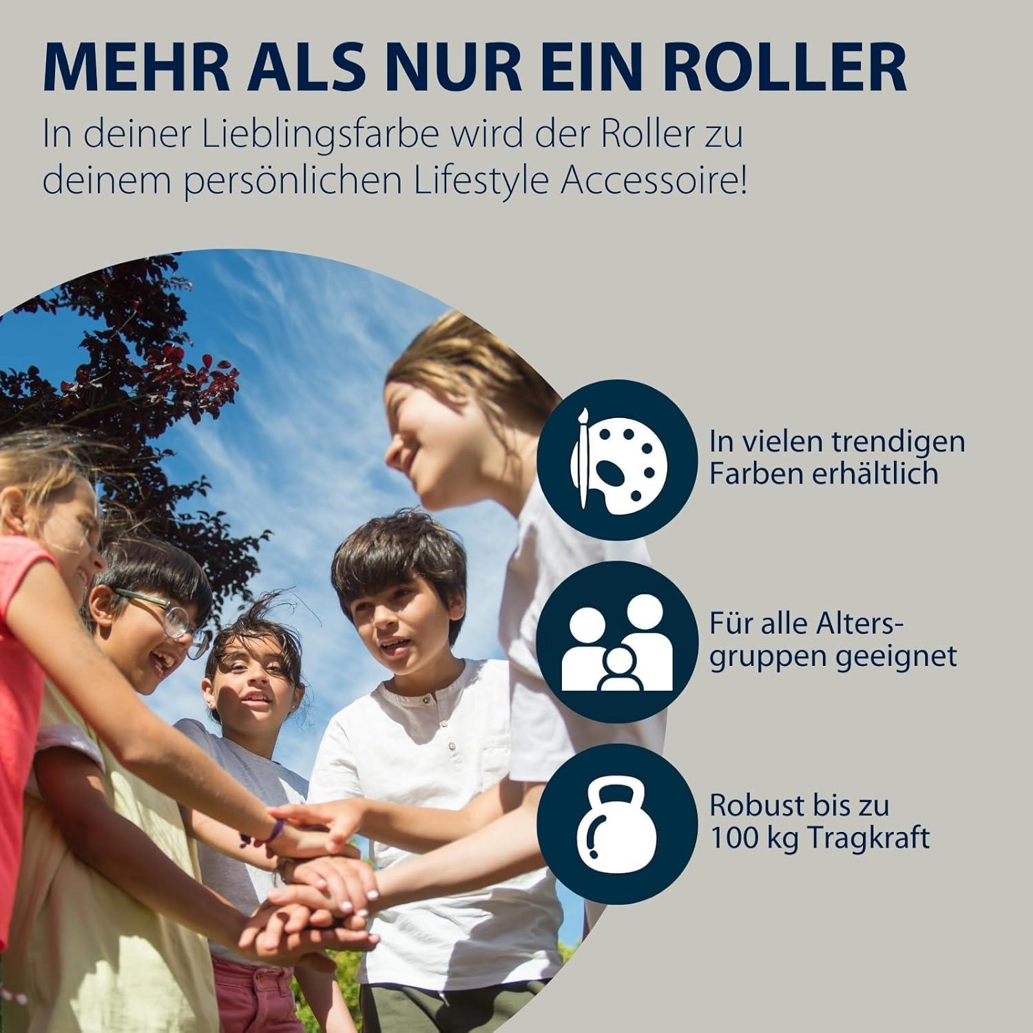 Aluminium-Roller HUDORA BigWheel Pure Scooter zusammenklappbarer Cityroller - Produktbild 5