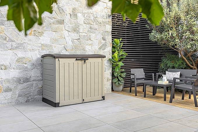Storage Shed Keter Store-It Out Outdoor Garden Furniture Storage Sheds - Beige - Picture 19 of 19