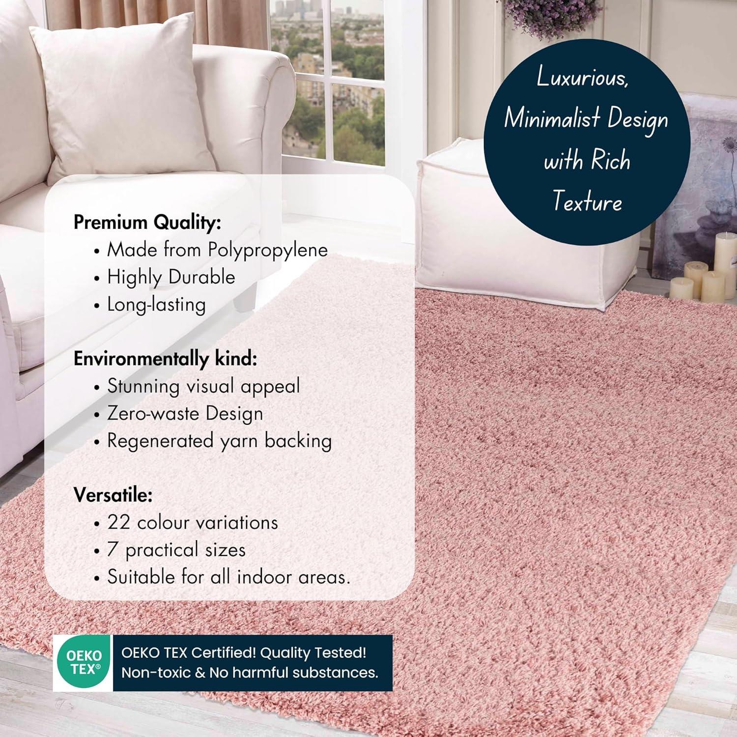 Living Room Shaggy Area Rugs, Serdim Rugs Polypropylene Rugs Mutlicolor and Size - Picture 14 of 167