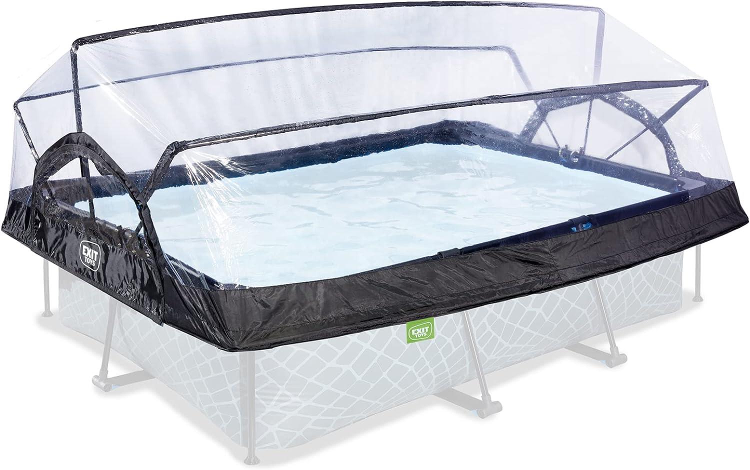 Exit Toys Eco Pool Dome Covers transparent, Suitable for above-ground pools - Picture 1 of 78