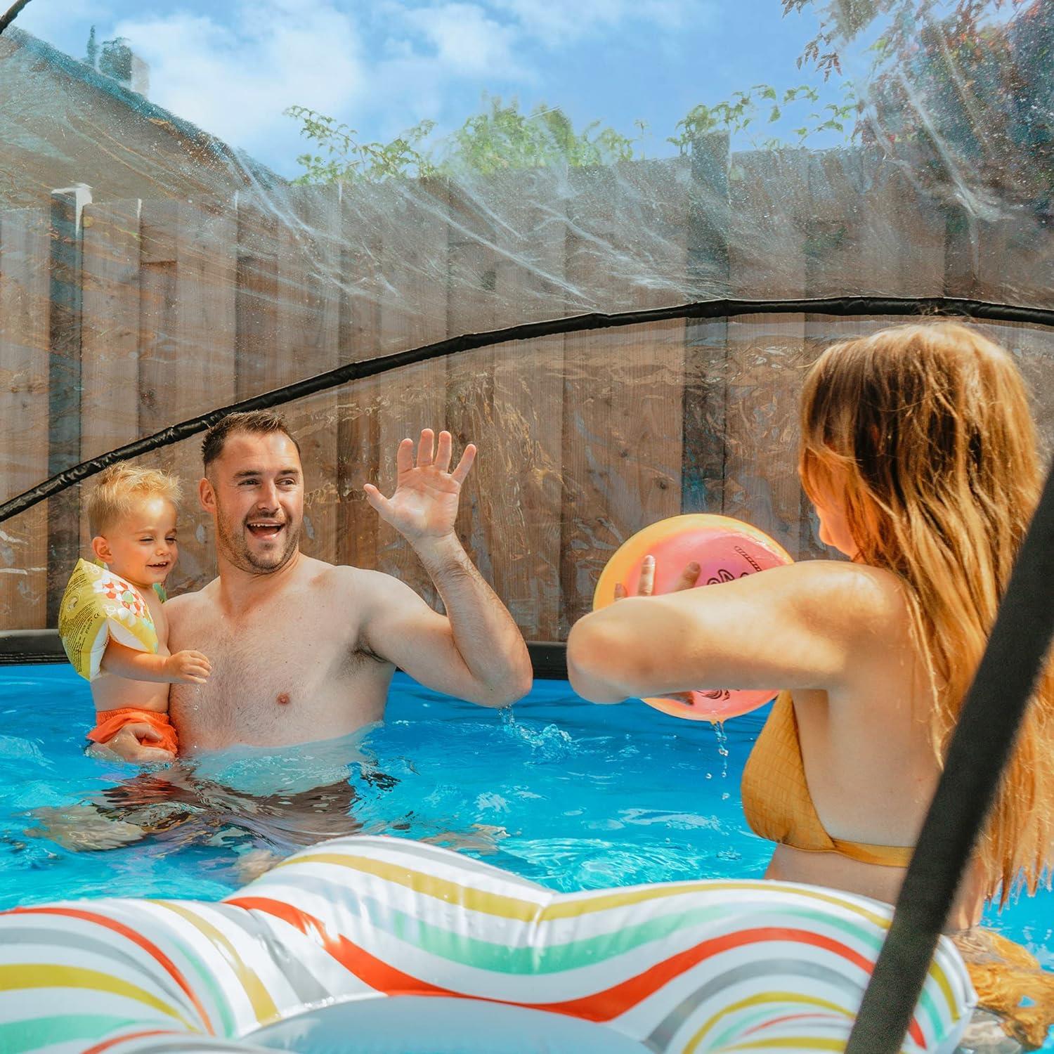 Exit Toys Eco Pool Dome Covers transparent, Suitable for above-ground pools - Picture 29 of 78