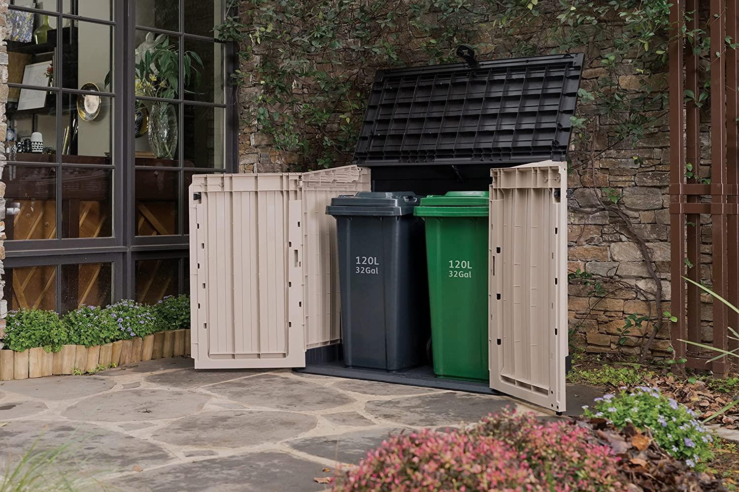 Storage Shed Keter Store-It Out Outdoor Garden Furniture Storage Sheds - Beige - Picture 12 of 19