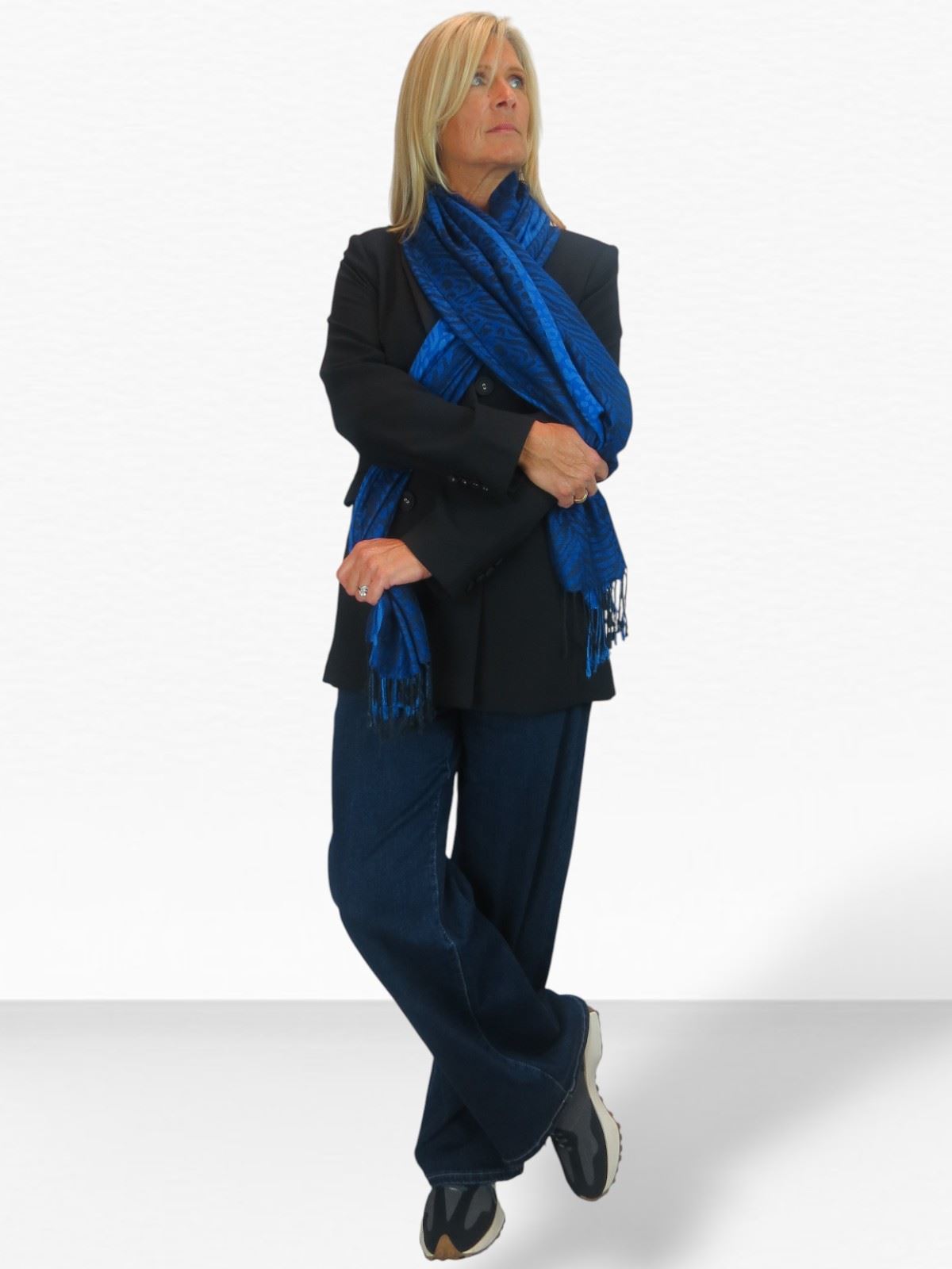 Bufanda suave ligera con estampado de cebra de leopardo para damas chal envolvente - Imagen 82 de 91