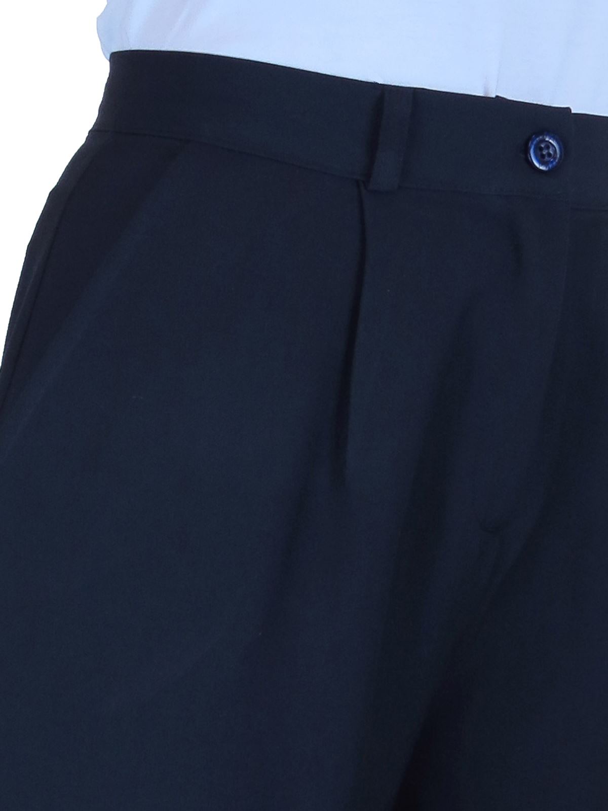 Pantalones inteligentes de cintura alta de calce suelto para mujer oficina trabajo 10-22 - Imagen 15 de 17