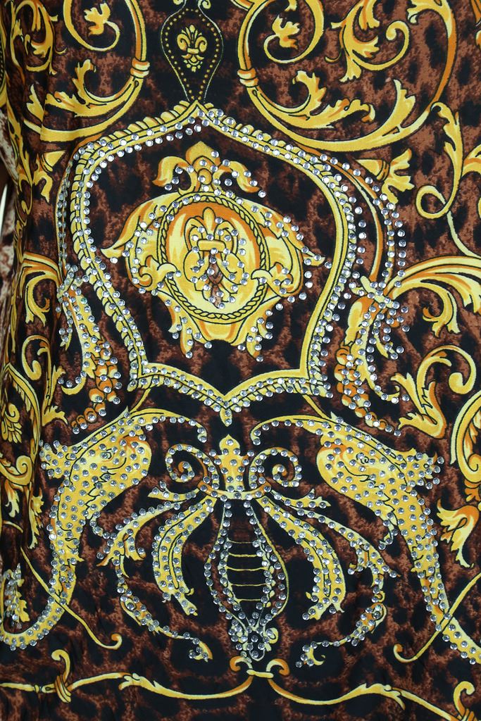 Womens Diamante Animal Print Tunic Top Short Sleeve T Shirt 8-16 CLEARANCE - Picture 17 of 18