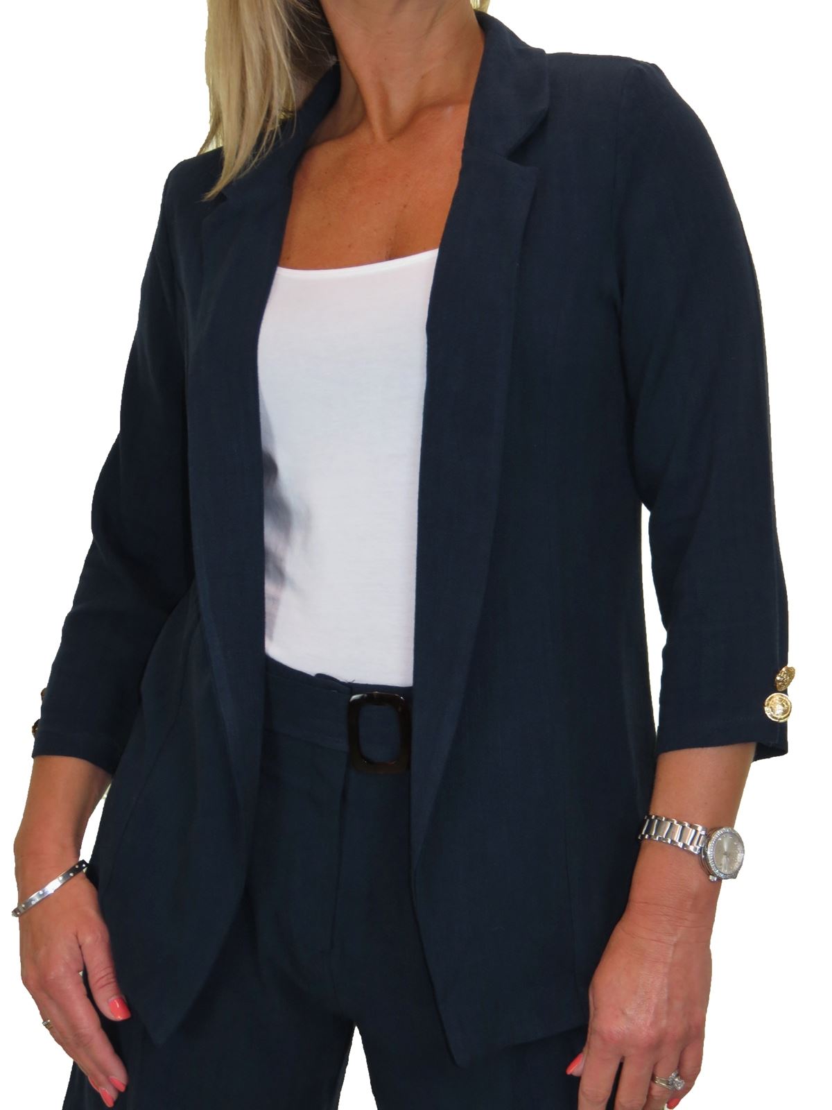 Summer Lightweight Soft Linen Jacket 