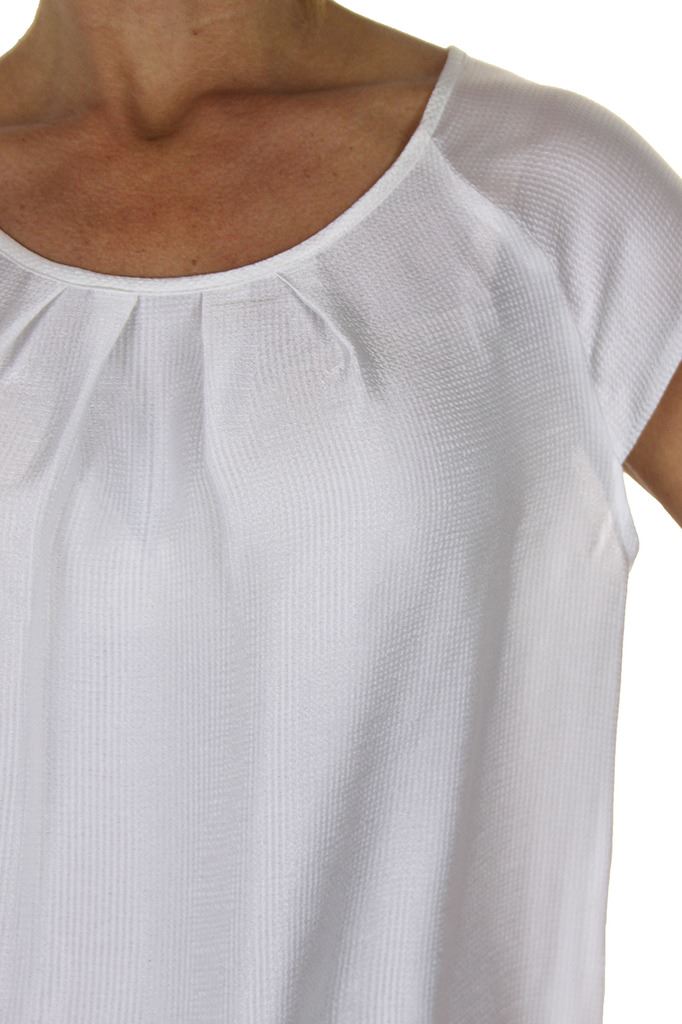 CLEARANCE Womens Evening Silky Feel Textured Top With Shine Loose Fit 8-12 - Picture 9 of 10
