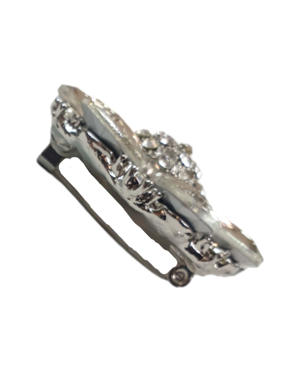 Niñas Grandes Gemas de Piedra Broche Floral Pin Racimo Cristal Medio Diamante Pin - Imagen 17 de 18
