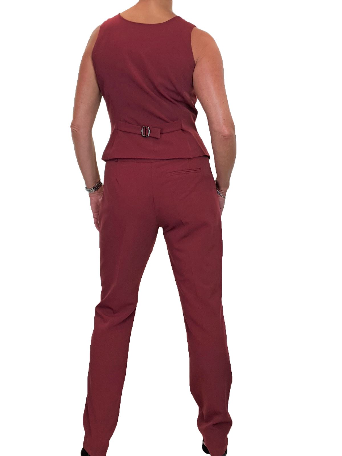 Womens Lined Waistcoat with Trousers Suit Washable Evening Work Office 10-20 | eBay
