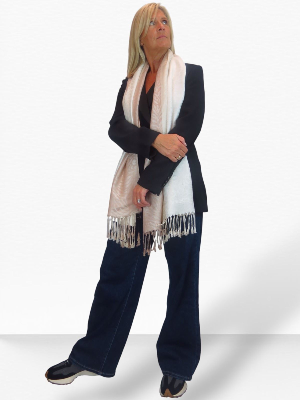 Bufanda suave ligera con estampado de cebra de leopardo para damas chal envolvente - Imagen 12 de 91