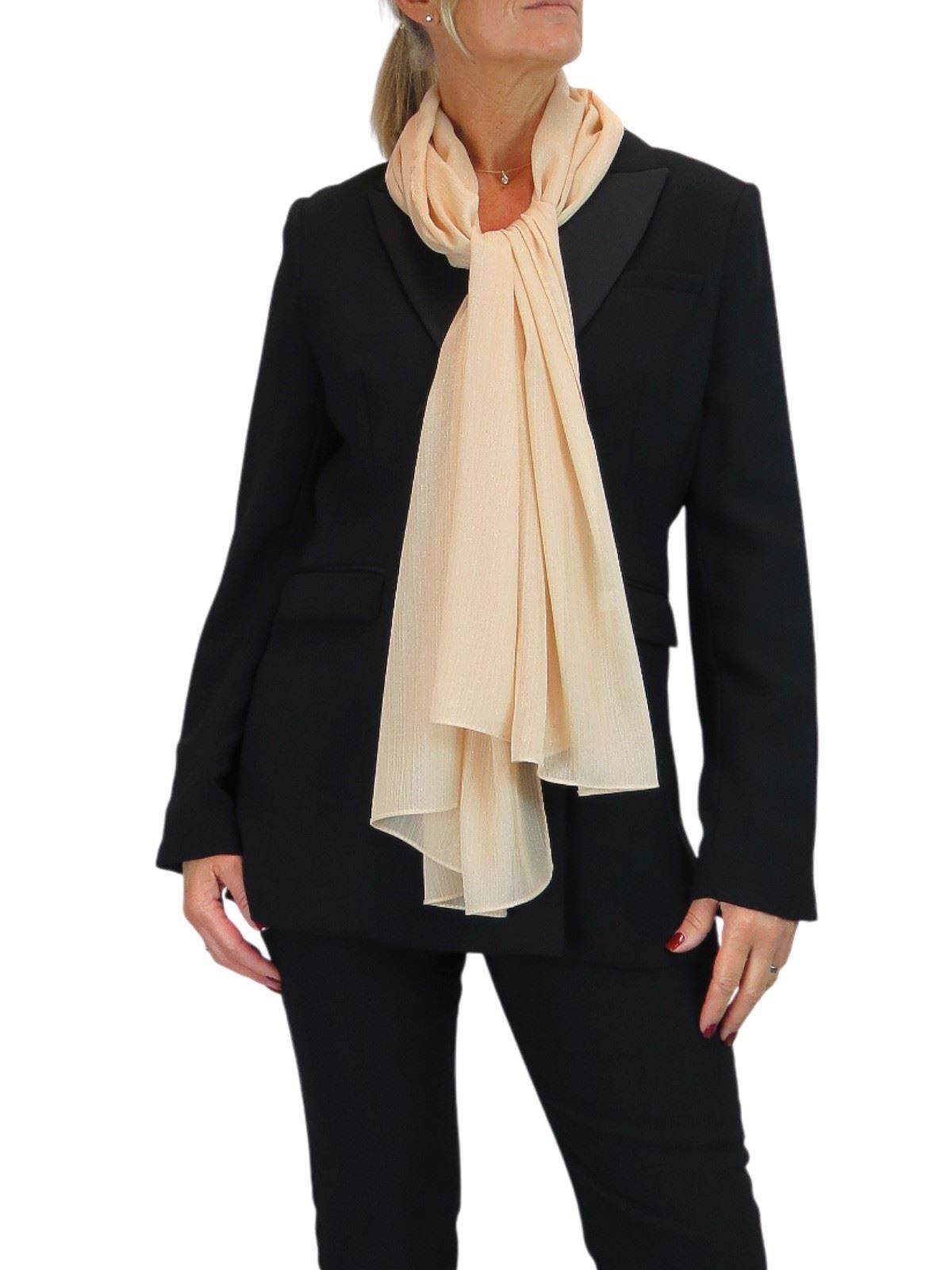 Bufanda de seda para mujer de Paulo Due - Mantón envolvente de gasa fina para viajes y noche - Imagen 31 de 126