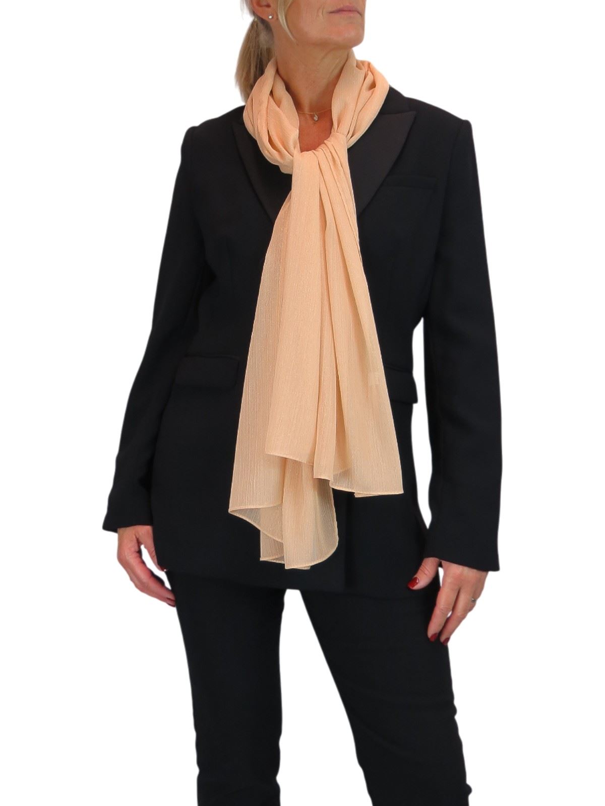 Bufanda de seda para mujer de Paulo Due - Mantón envolvente de gasa fina para viajes y noche - Imagen 115 de 126