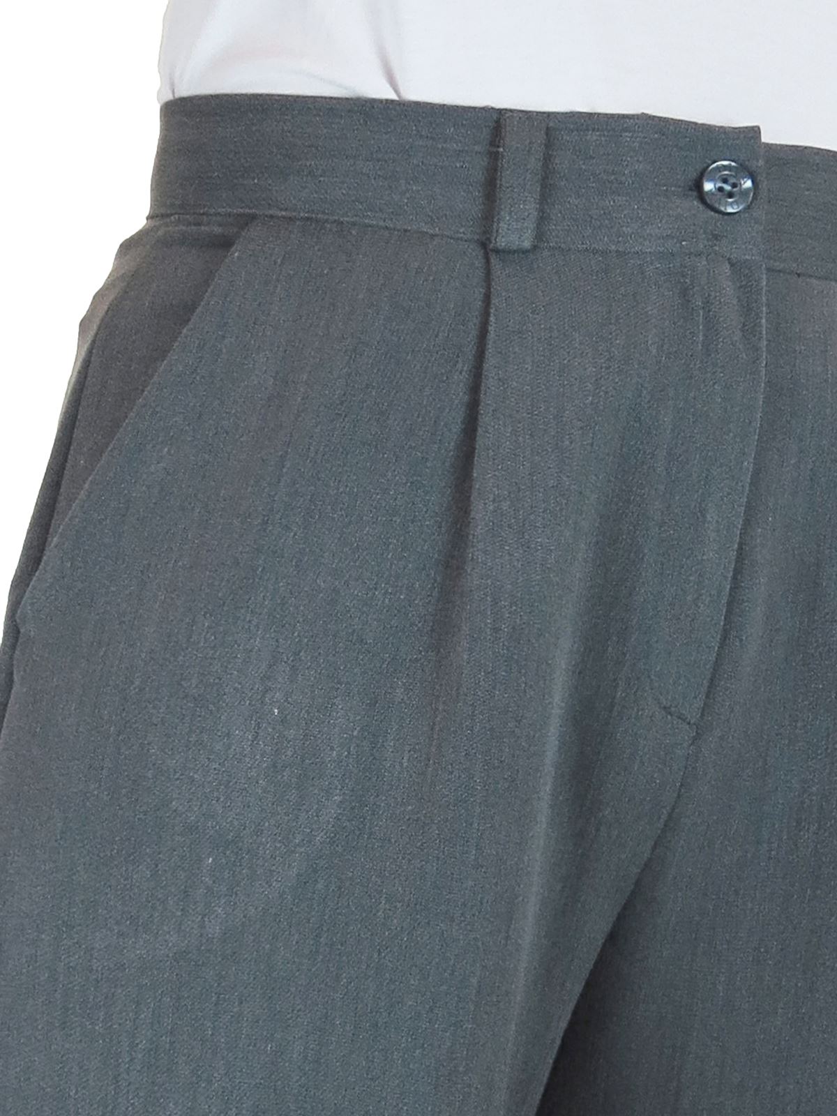 Pantalones inteligentes de cintura alta de calce suelto para mujer oficina trabajo 10-22 - Imagen 10 de 17