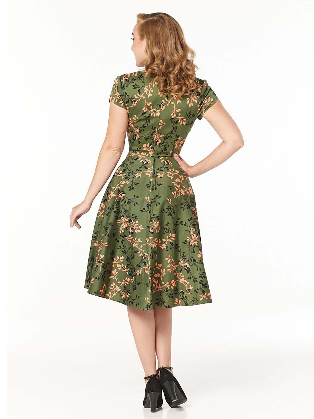 Vintage dress green Clearance