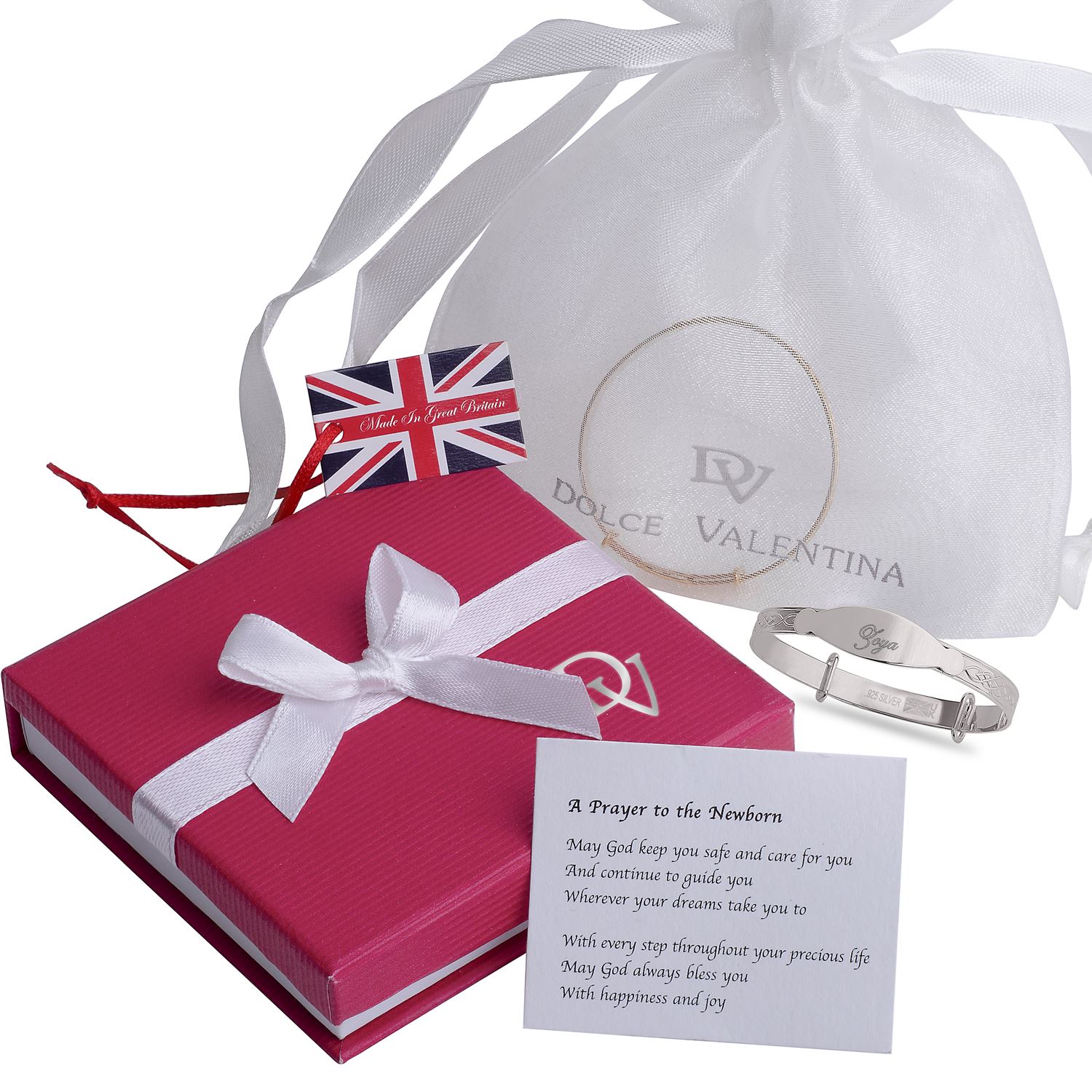 Mason Silver Gold Bracelet Baby Boy Christening Gift