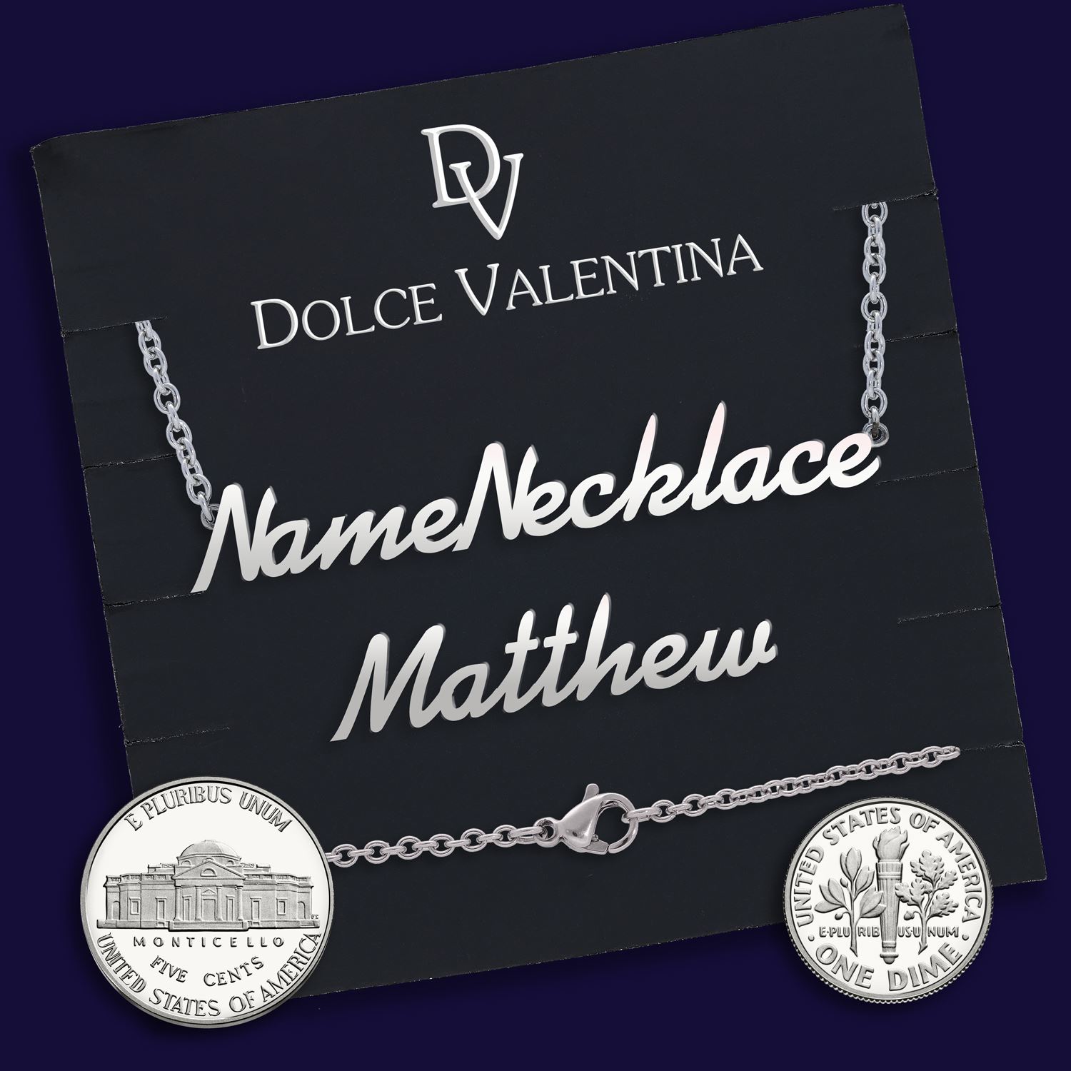 Name Necklace Gift Idea Birthday Xmas 