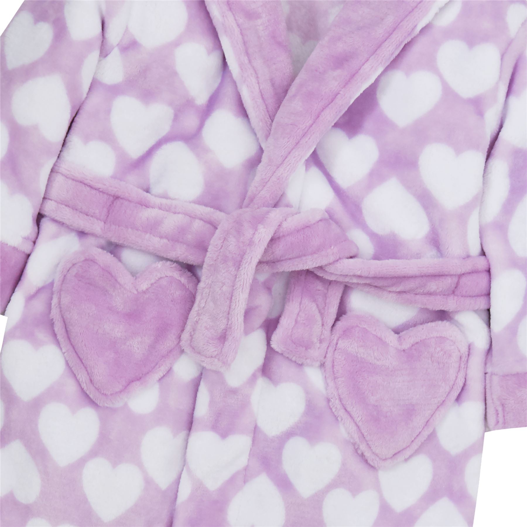 Kids Girls Childrens Novelty Soft Fleece Hooded Fun Character Dressing