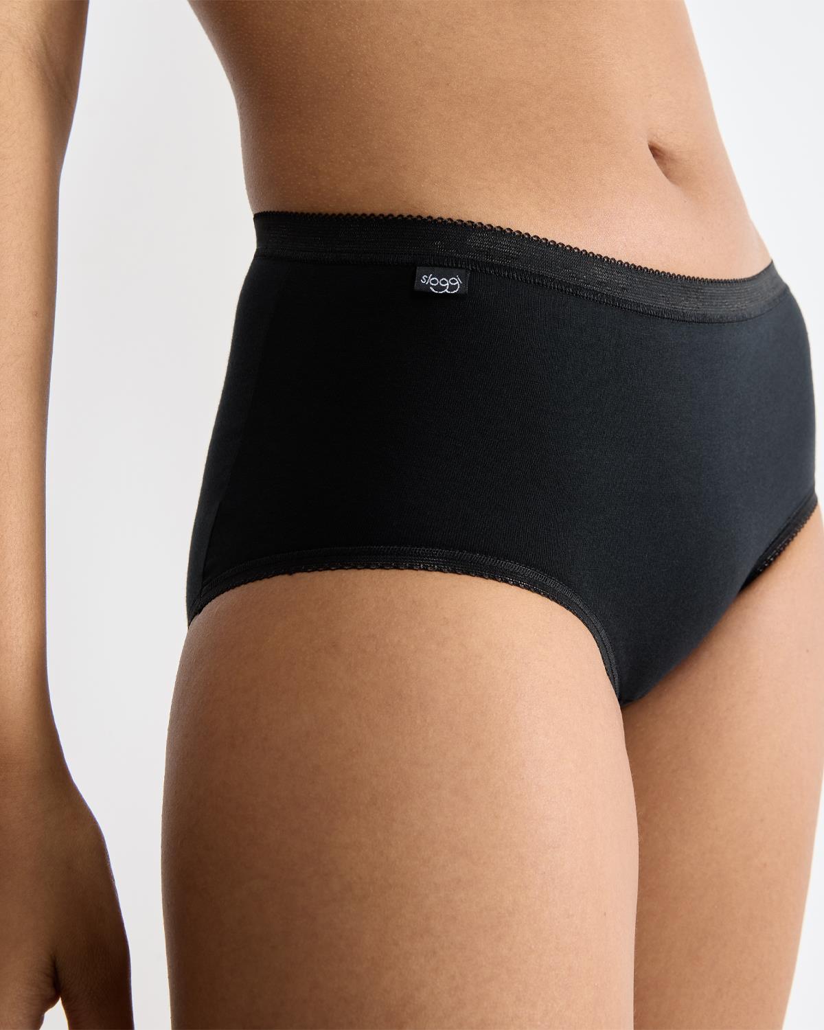 Sloggi Basic+ Midi Calzoncillo Damas Algodón Rico Bragas Ropa Interior (Paquete de 4) - Imagen 3 de 11
