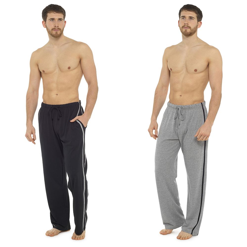 Mens Cotton Stripe Pants Pack of 2