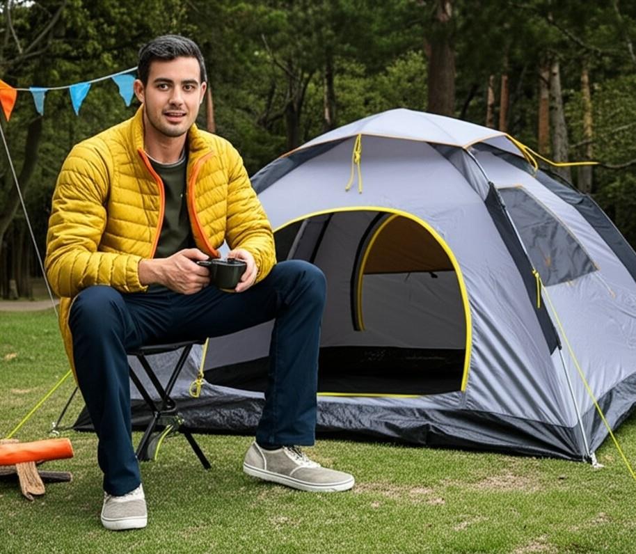 Taburete plegable Summit trípode camping/pesca con bolsa de transporte - Imagen 3 de 5