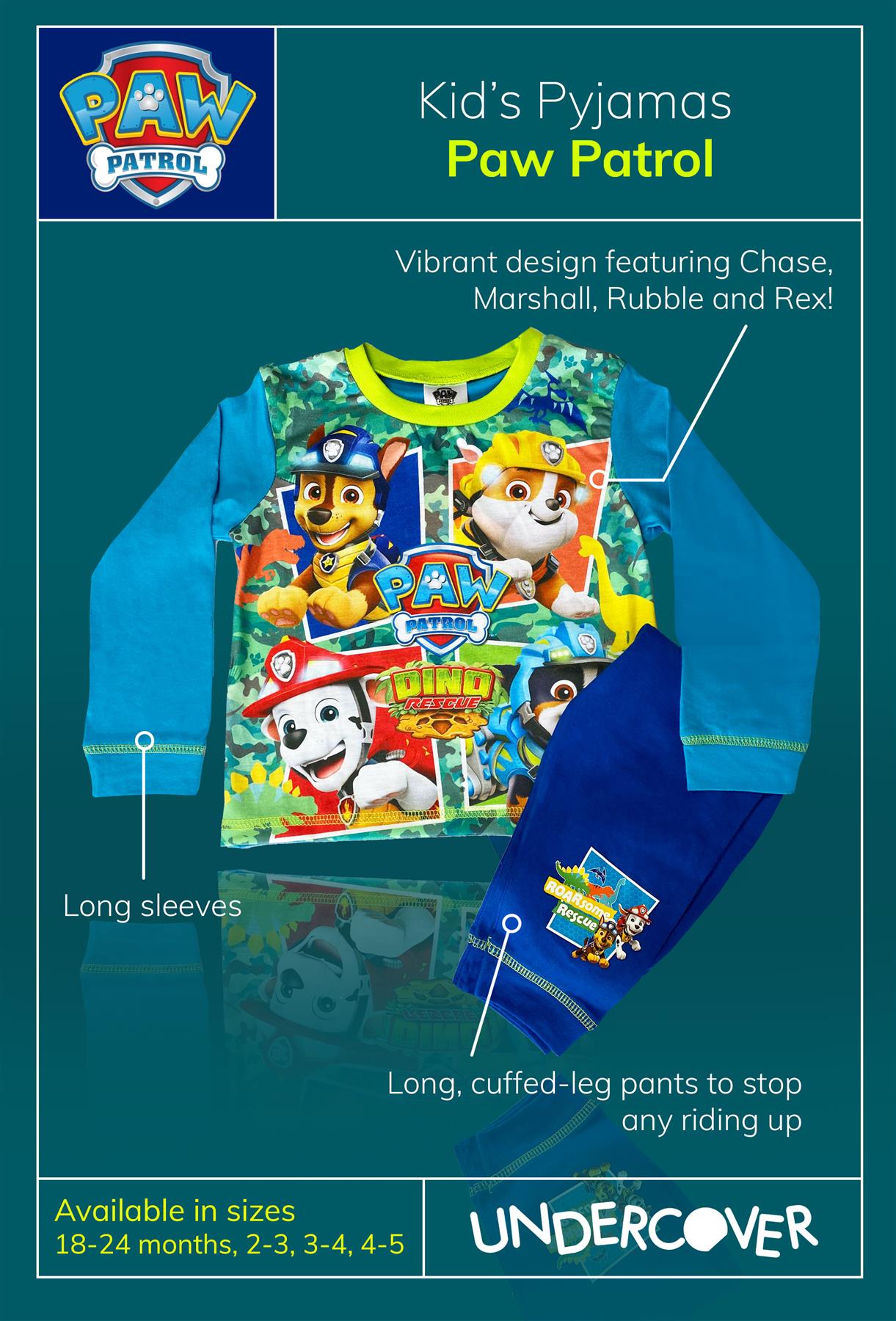 Boys Disney/Marvel/Nickelodeon/DC Character Cotton Pyjamas 1-12 Years - Picture 44 of 64
