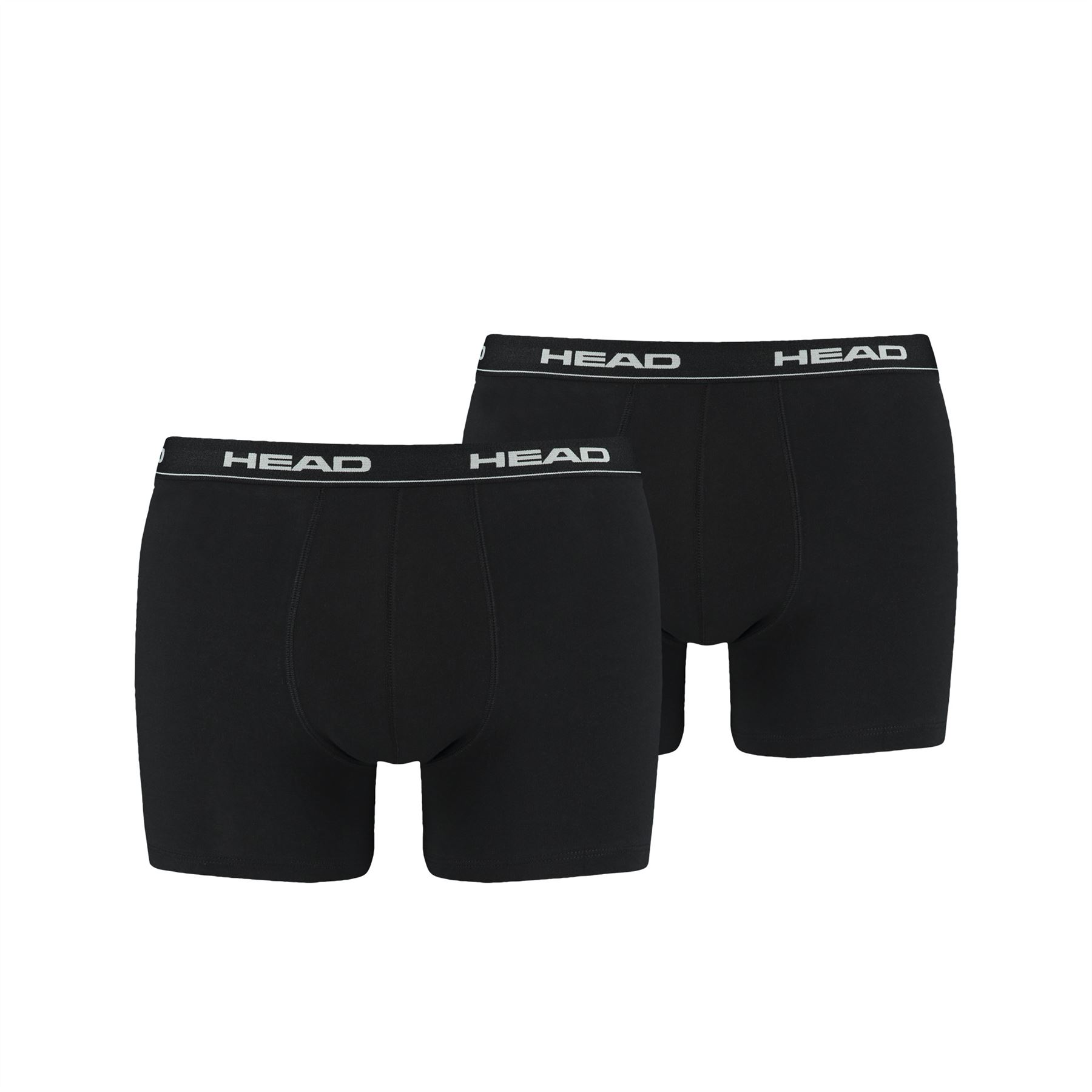 HEAD Boxer Shorts Mens Cotton Stretch Athletic Fit Boxers Underwear (2 PACK) - Picture 2 of 20