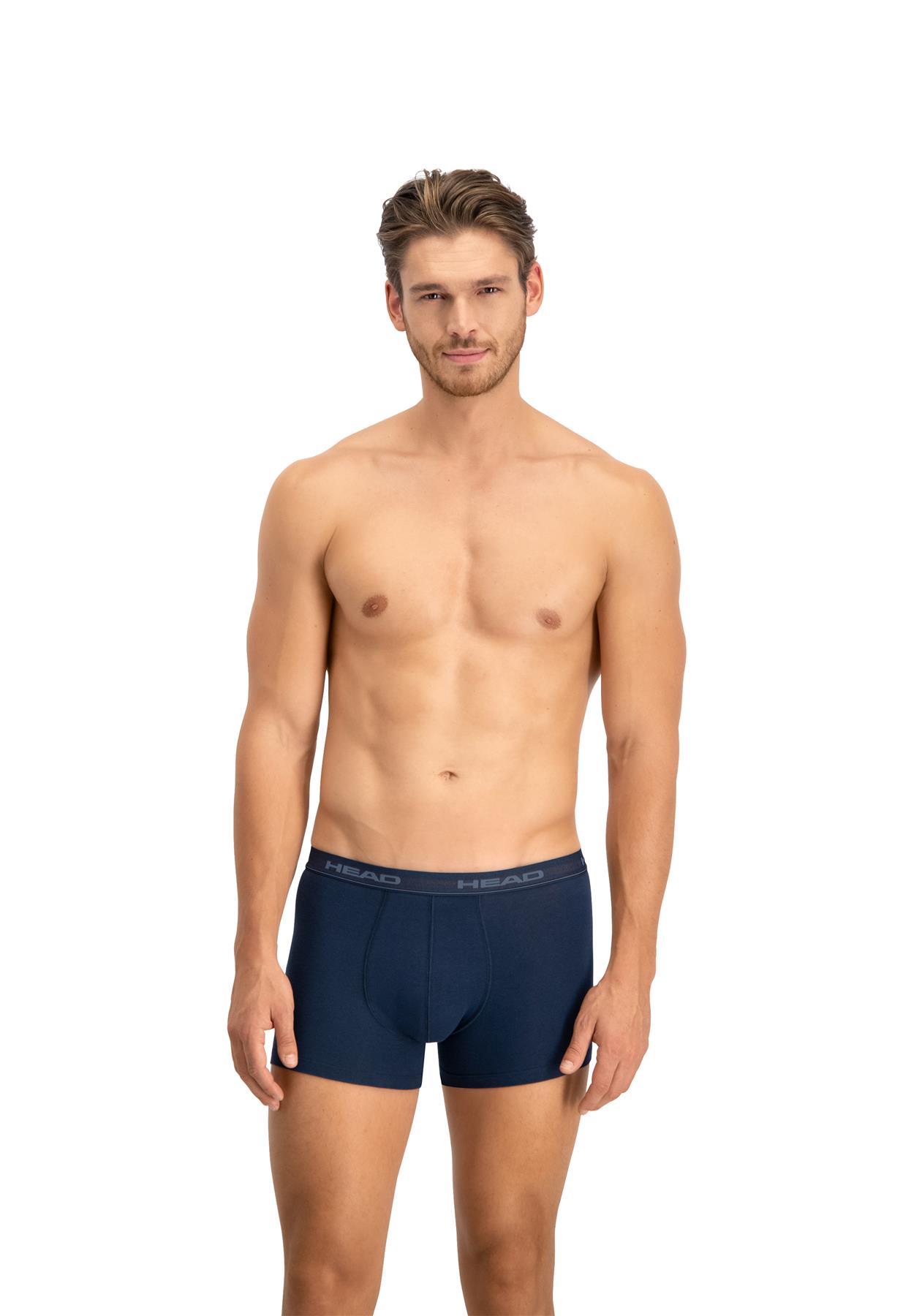 HEAD Boxer Shorts Mens Cotton Stretch Athletic Fit Boxers Underwear (2 PACK) - Picture 8 of 20