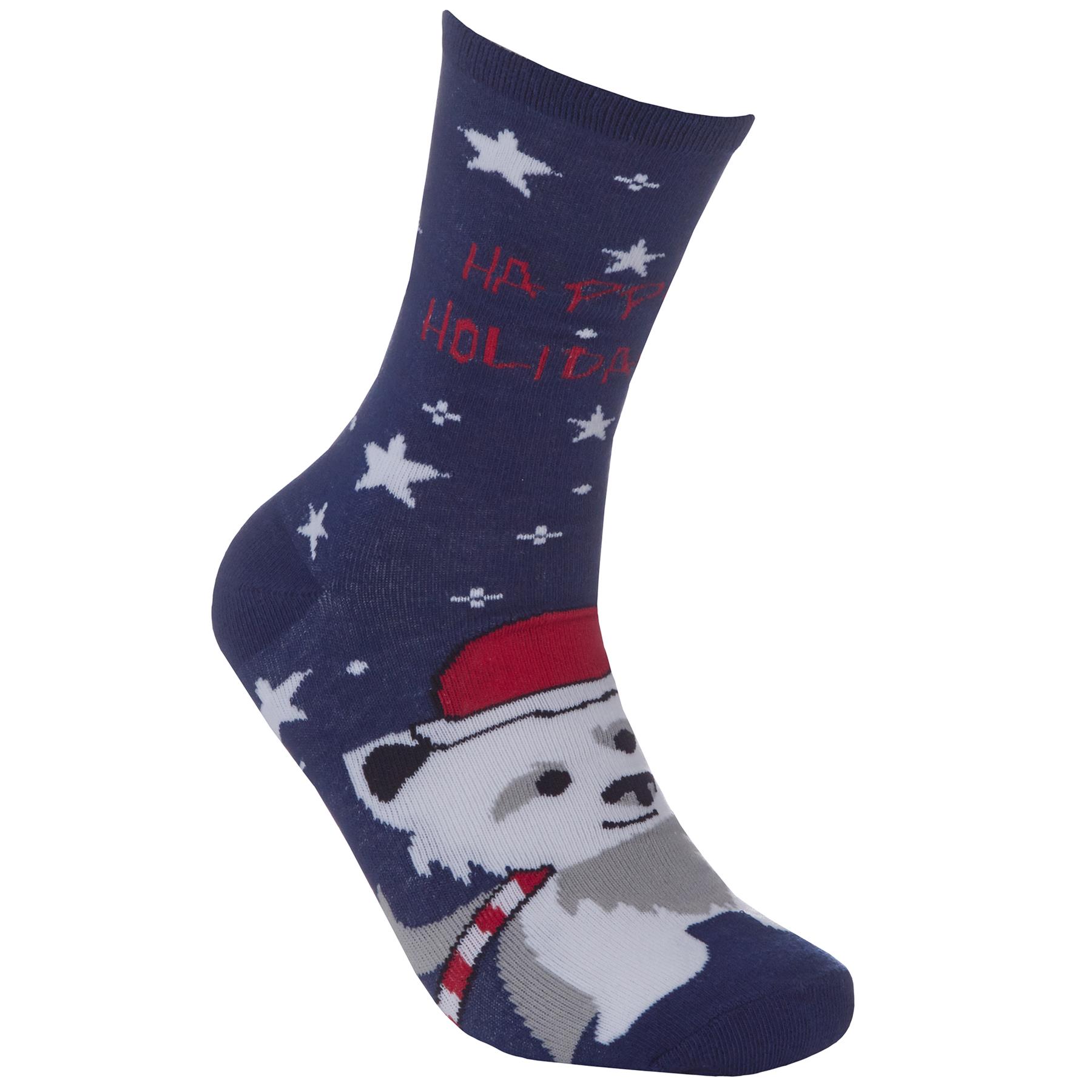Family Christmas Socks Babies Kids Adults Cotton Rich Novelty Xmas Sock 6 Pair - Picture 15 of 35