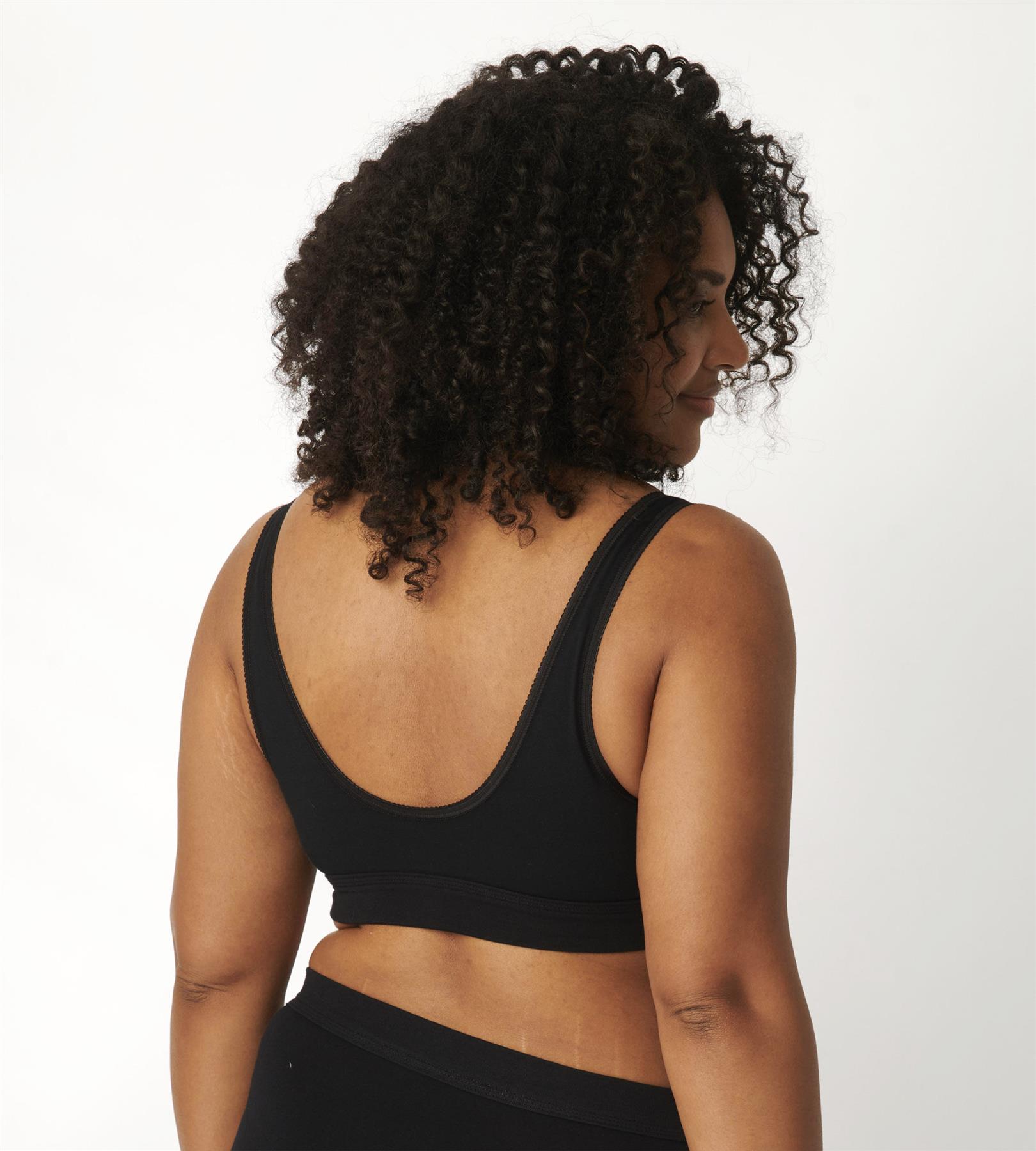 Sloggi Double Comfort Bra Wireless Cotton Rich Non Wired Pullover Sports Top - Picture 7 of 15