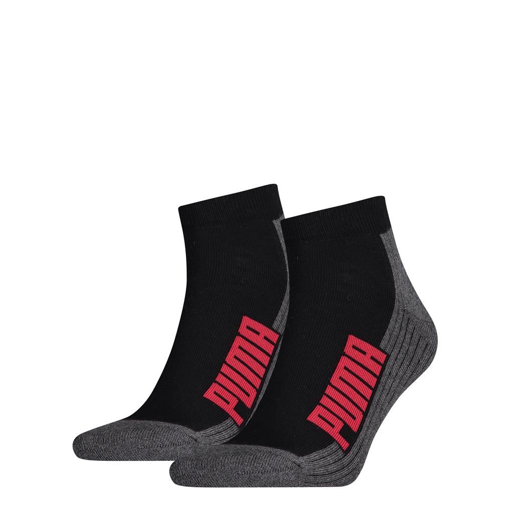2 Pairs Puma Unisex Cushion Sole Quarter Training Socks eBay