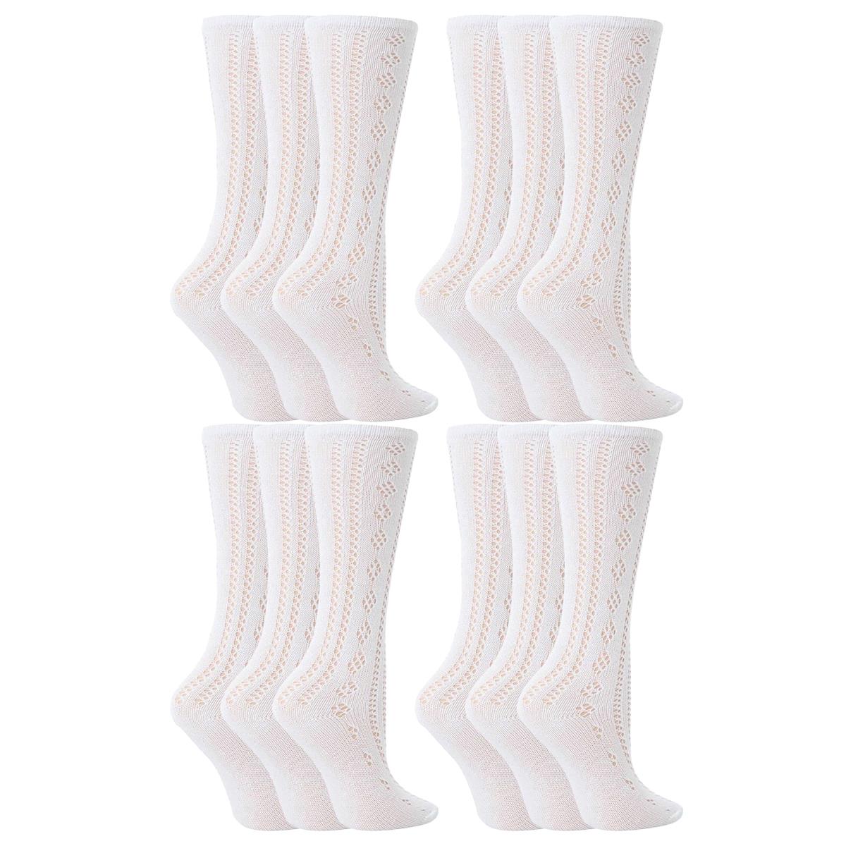 Drew Brady Pelerine School Socks 3/4 Length Knee High Cotton Rich Knitted - Picture 4 of 4