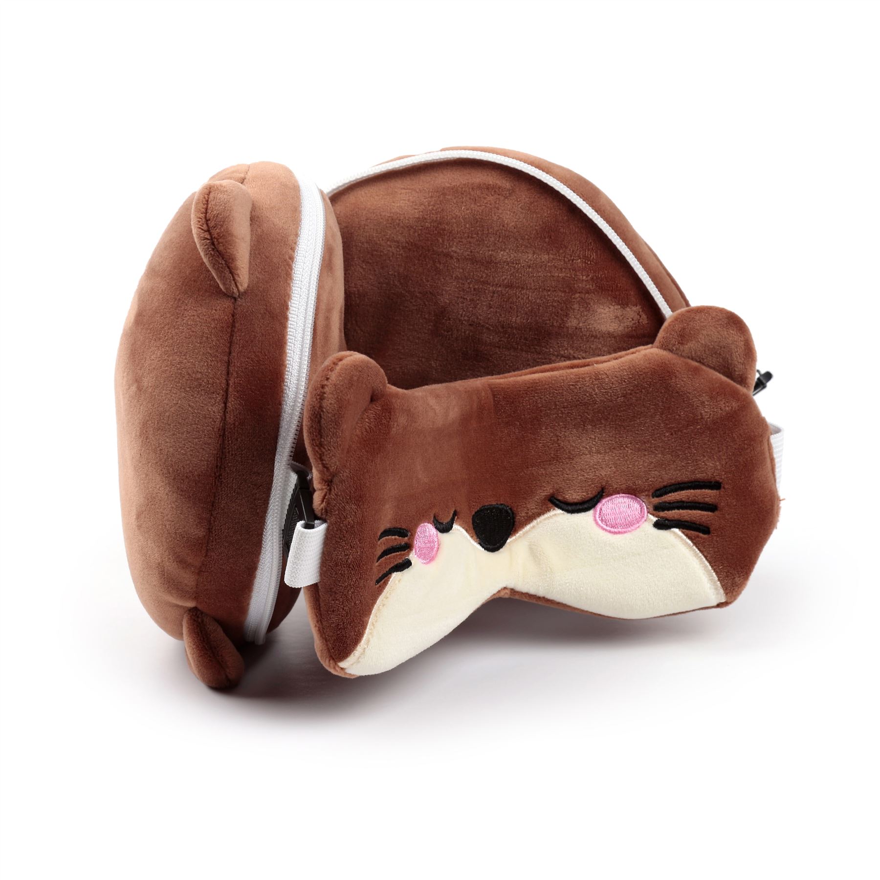 Character Plush Travel Pillow & Sleep Eye Mask - Picture 12 of 78