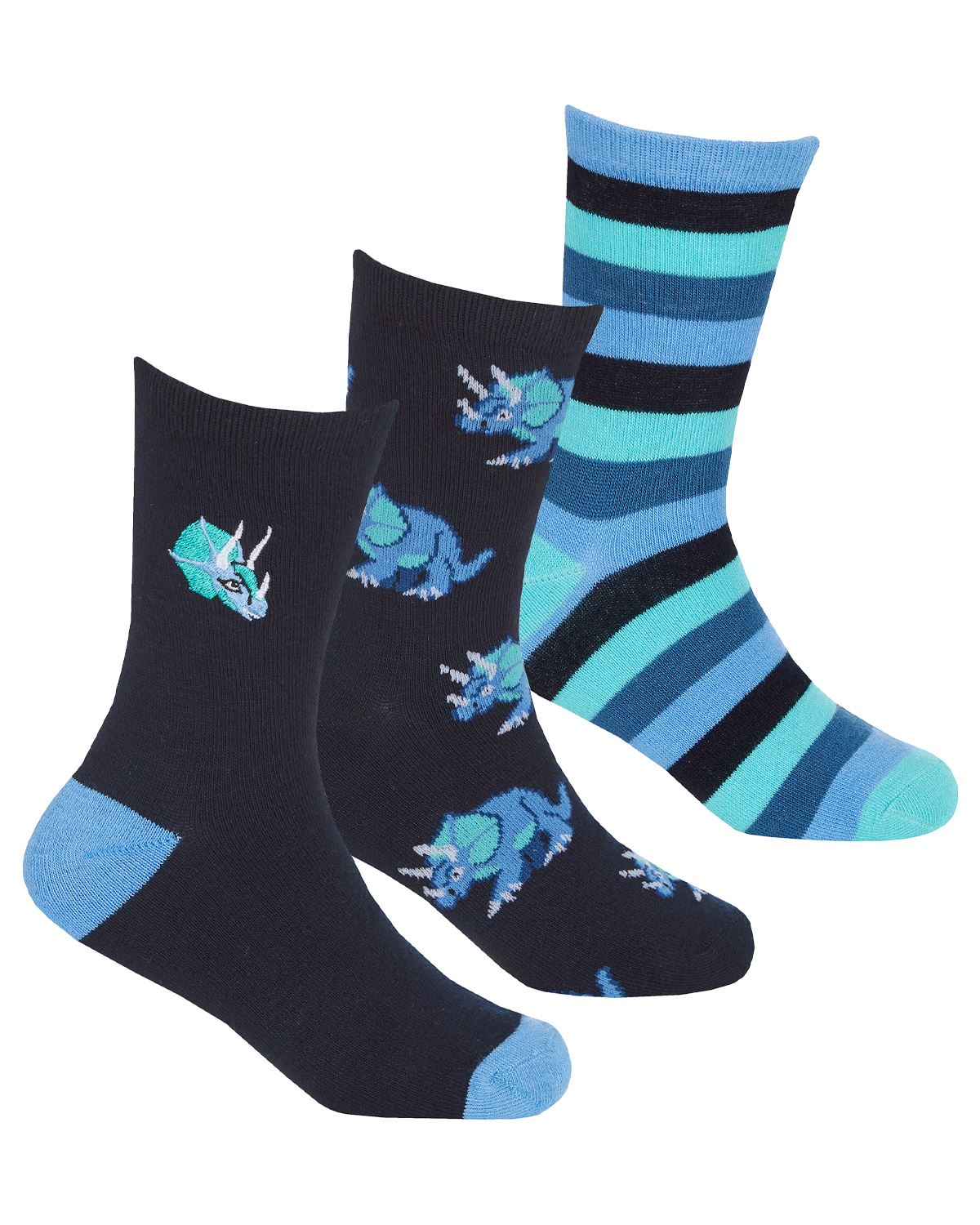 Kids Bamboo Socks Boys Girls Breathable Fun Novelty Everyday Sock (6 Pairs) - Picture 9 of 13