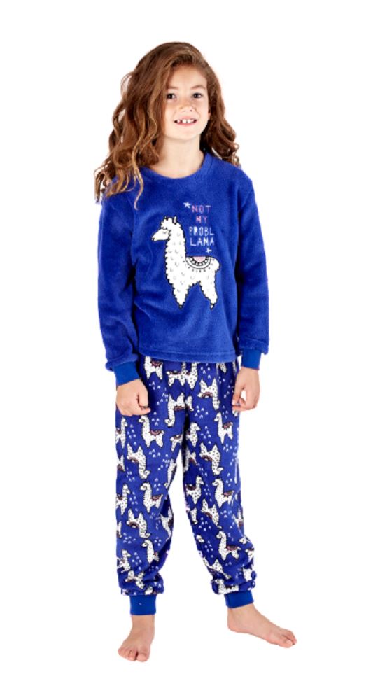 Girls Kids Soft Fleece Twosie Pajamas PJs Set Various Animal Designs 3