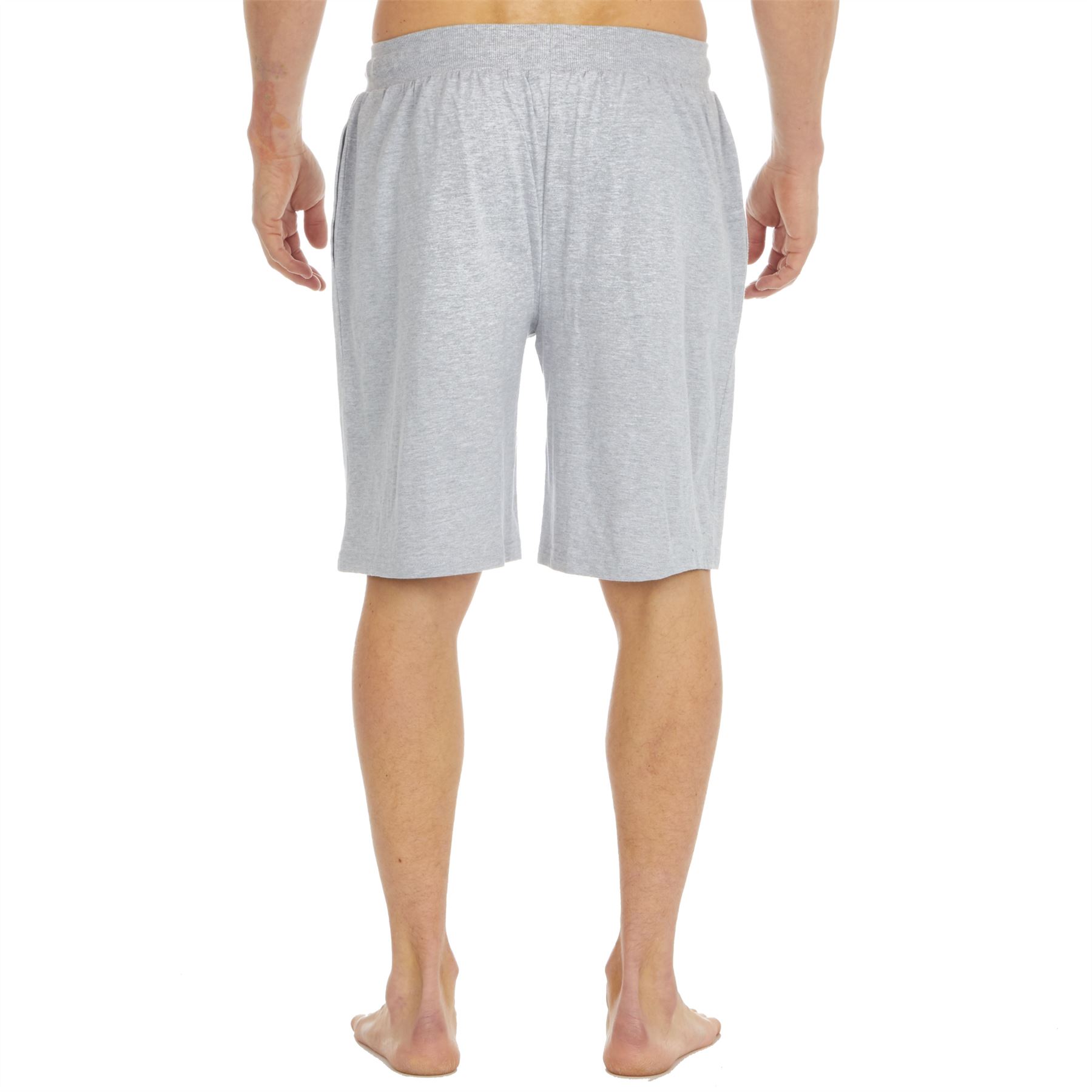 Mens Lounge Shorts 100% Jersey Cotton Casual Loose Short Lounging Pants Bottoms - Picture 6 of 12