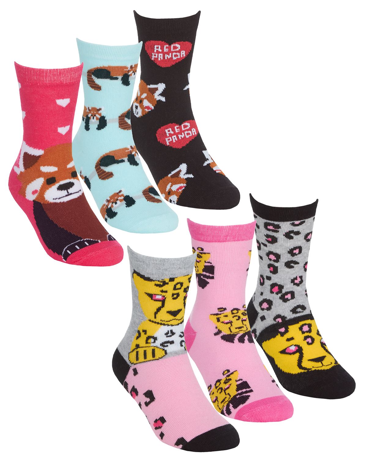Kids Cotton Rich Socks Boys Girls Novelty Fun Everyday Ankle Sock (6 Pairs) - Picture 22 of 24