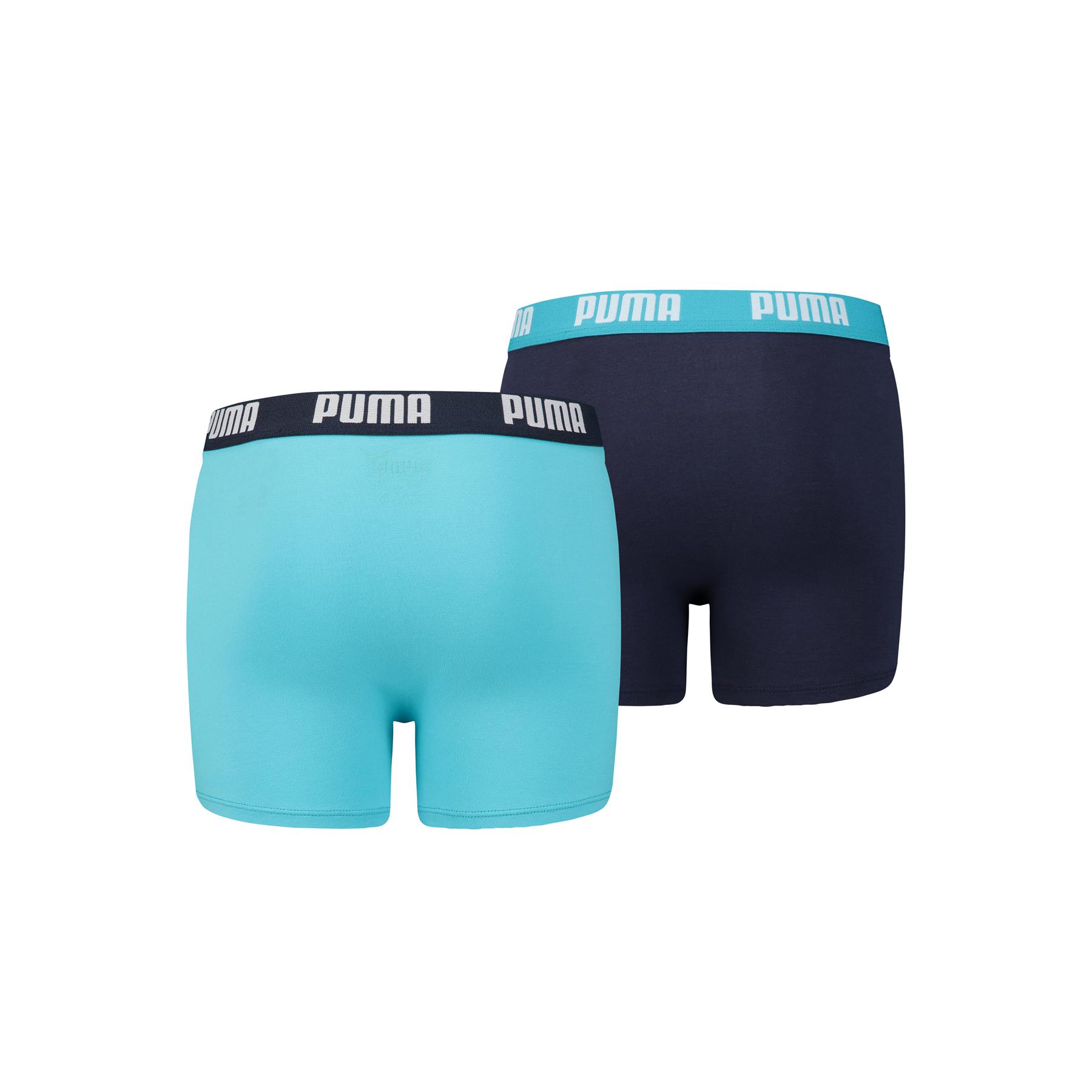PUMA Boys Boxers Kids Cotton Stretch Plain Boxer Short Briefs Underwear 2 Pairs - Picture 5 of 10