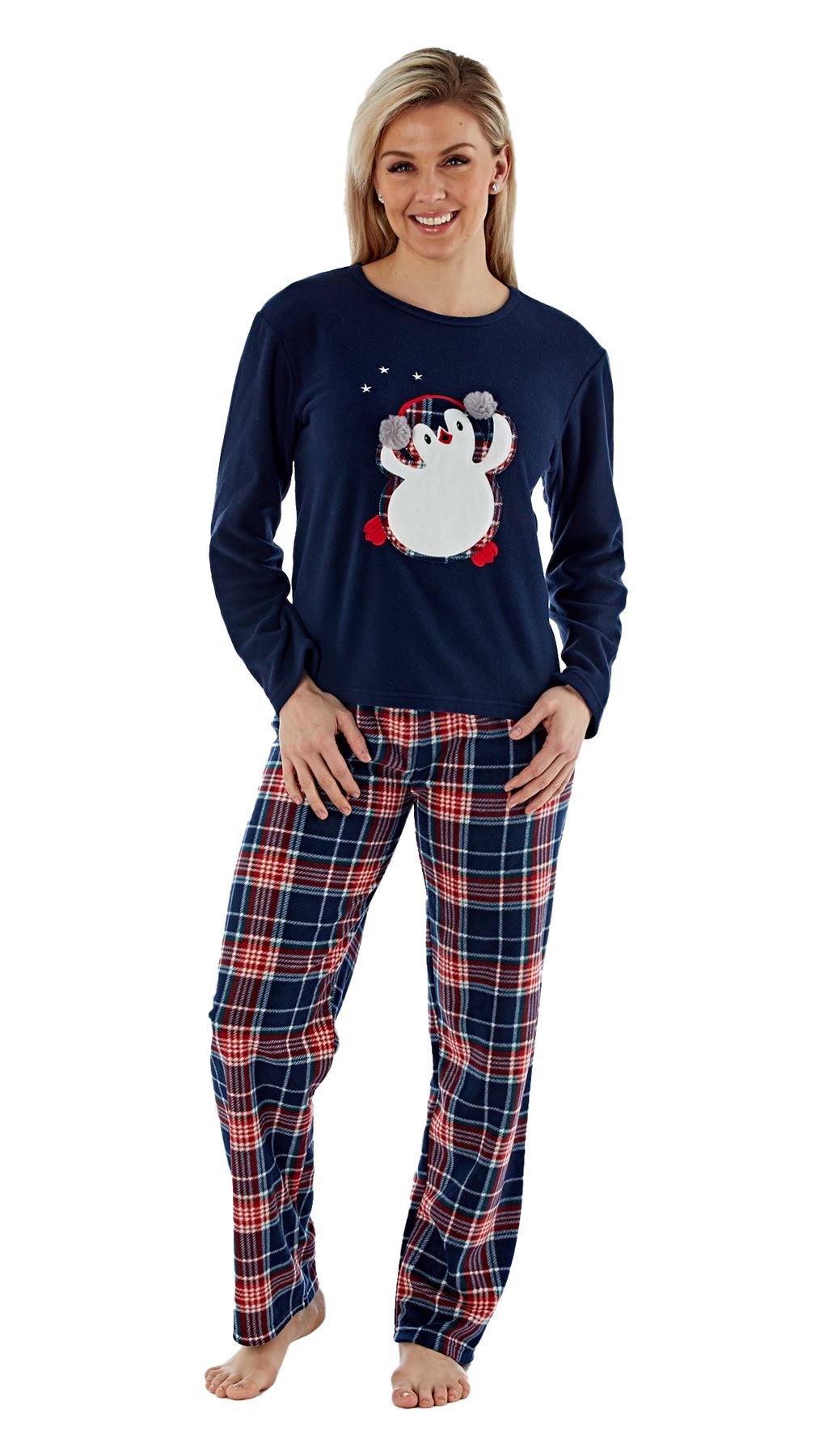 Winter Fleece Fluffy Warm Cosy Soft PJs Pyjamas Various Designs eBay